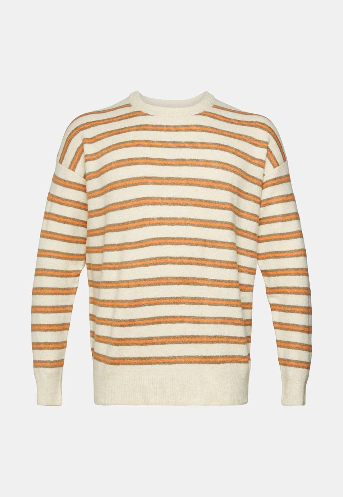 Sweater De Punto A Rayas Hombre Esprit invierno-3
