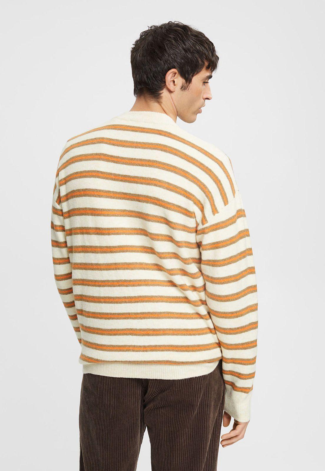 Sweater De Punto A Rayas Hombre Esprit invierno-1