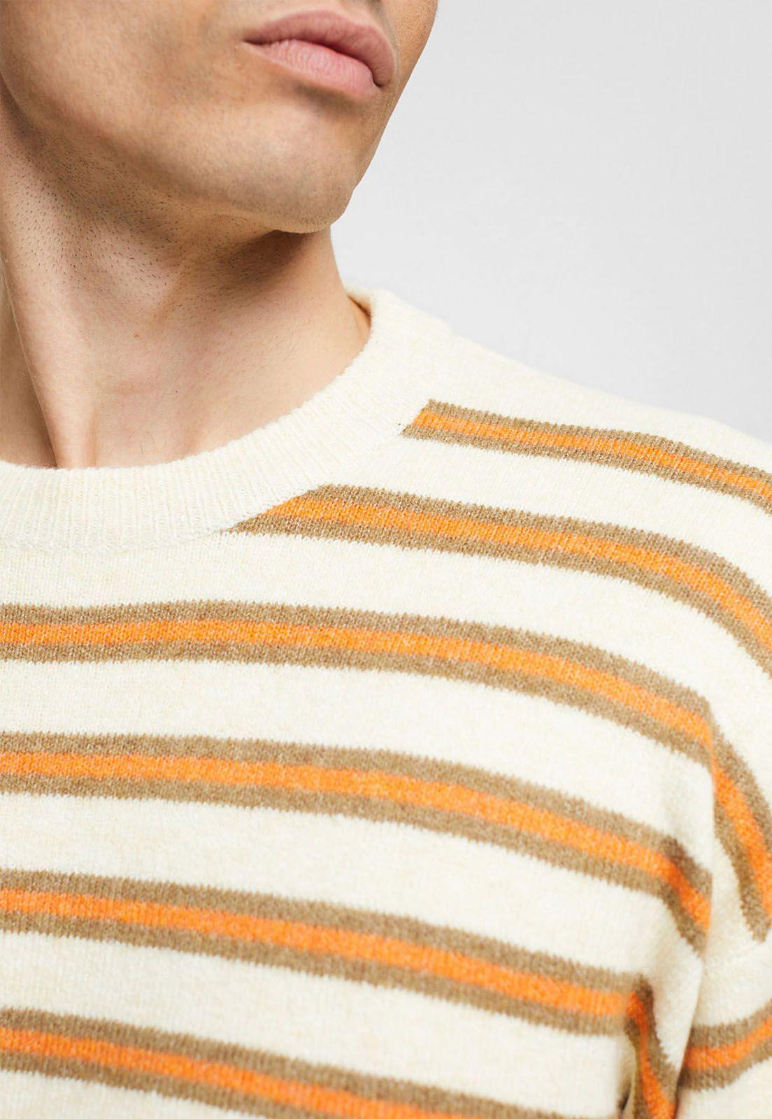 Sweater De Punto A Rayas Hombre Esprit invierno-2