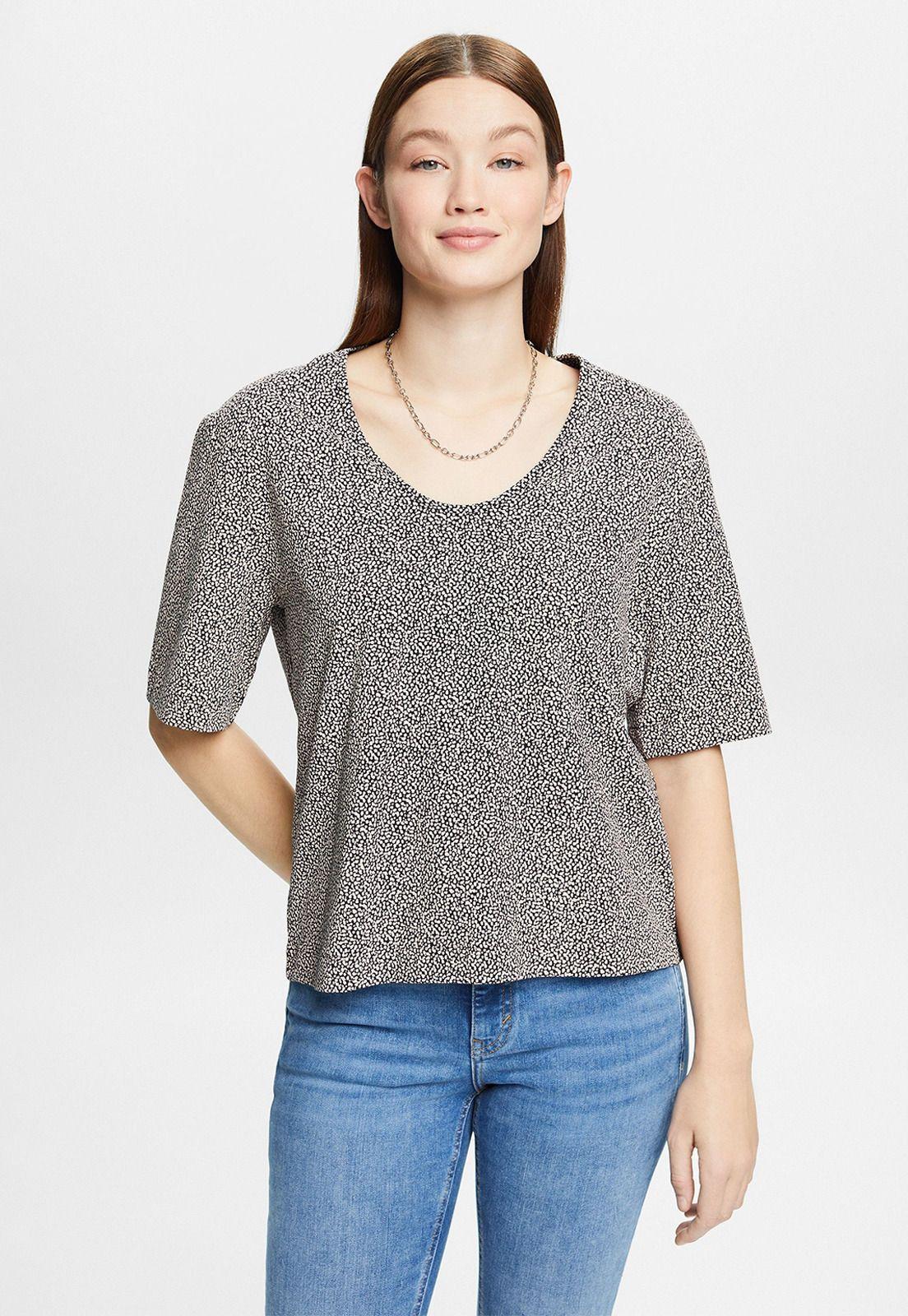 Polera Manga Corta Mujer Esprit 073EE1K318-0