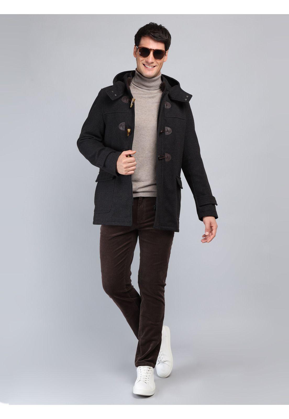 Montgomery Liso Regular Fit Carbón Arrow AB33002CB-3