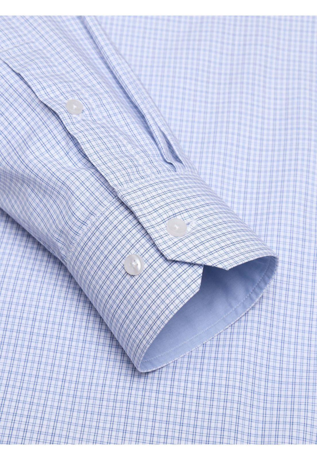 Camisa Formal Cuadros Tailored Fit Celeste Arrow ARM0629CE-5