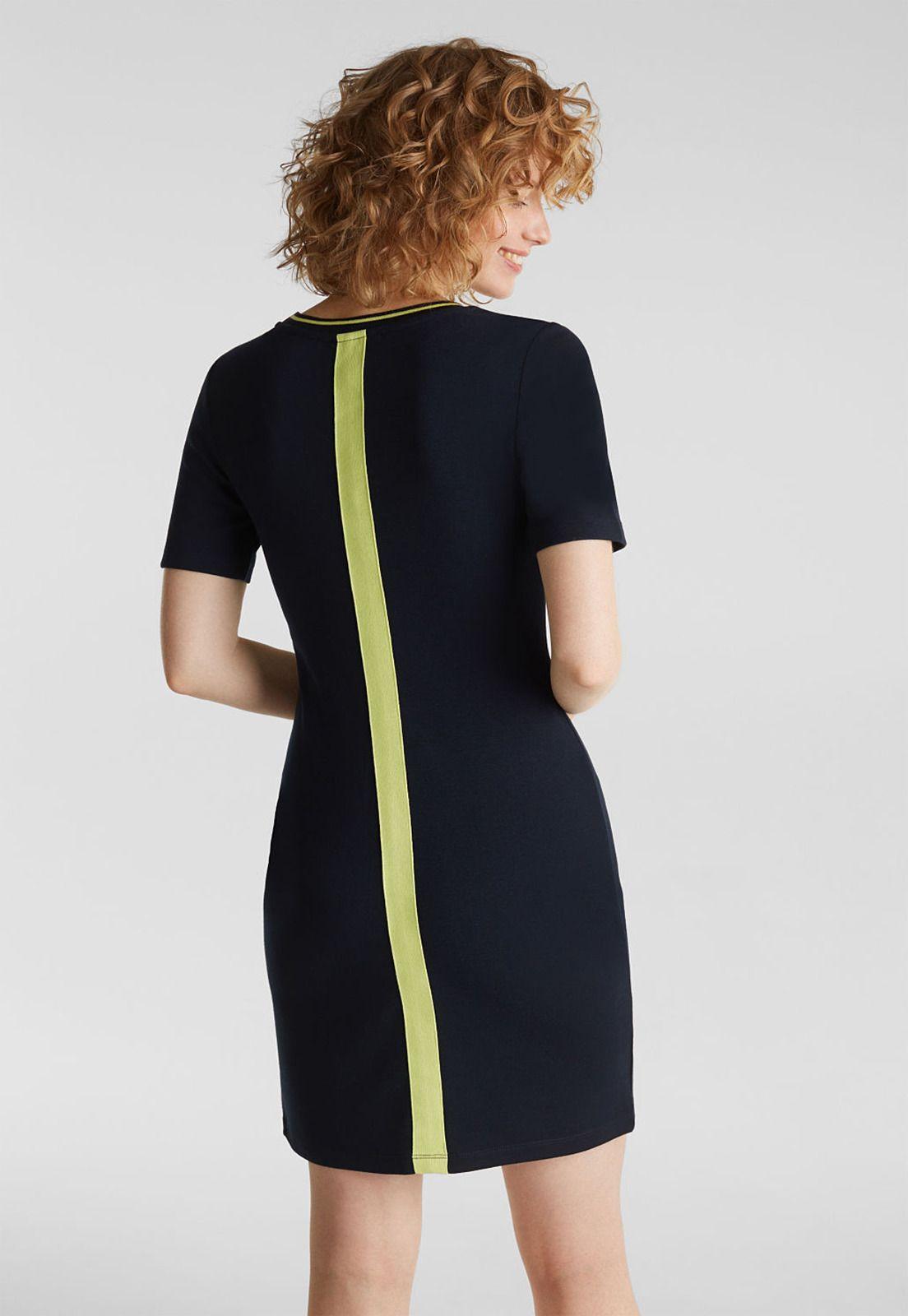 Vestido jersey a rayas-5