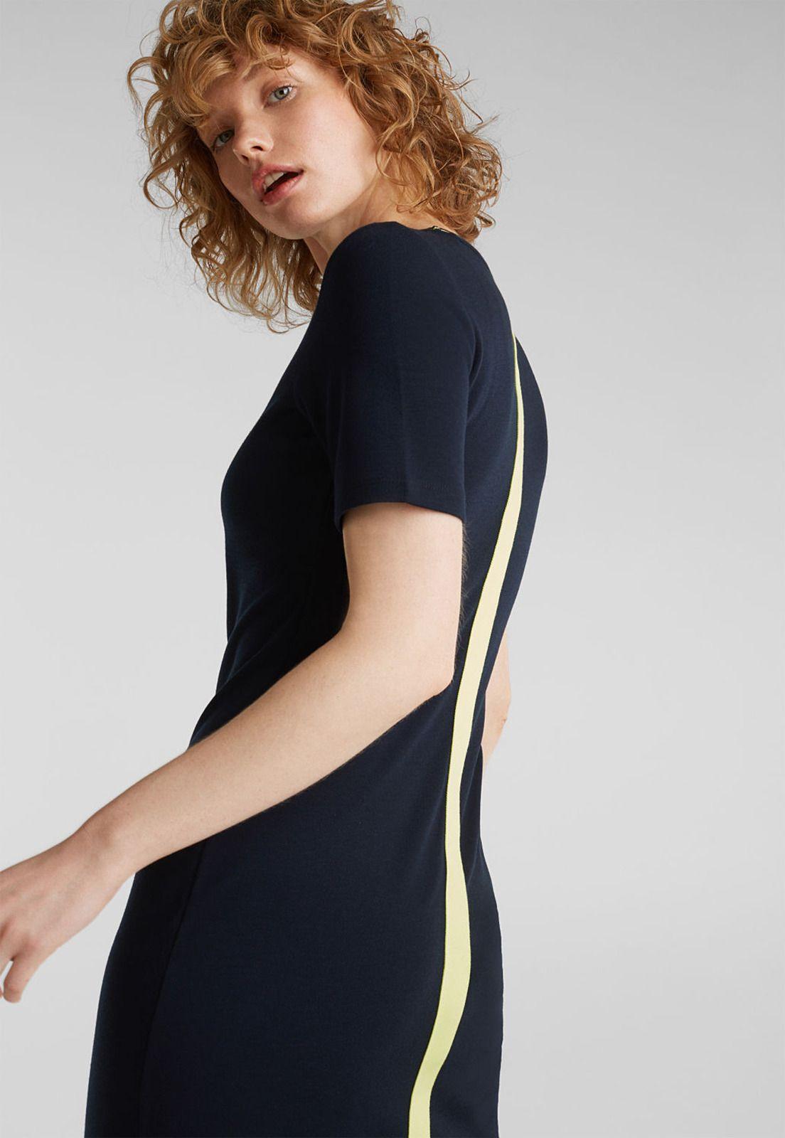 Vestido jersey a rayas-6