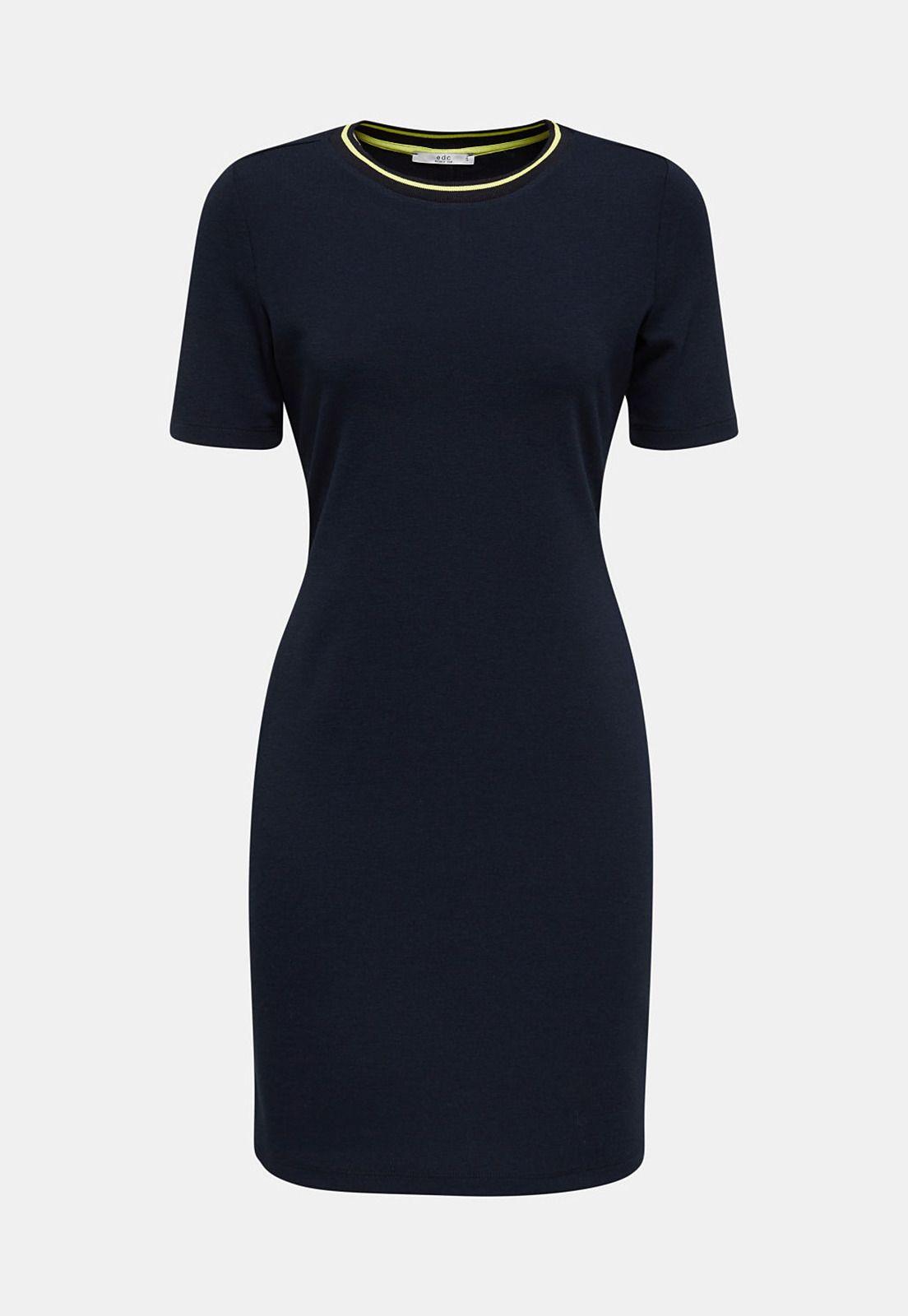 Vestido jersey a rayas-7