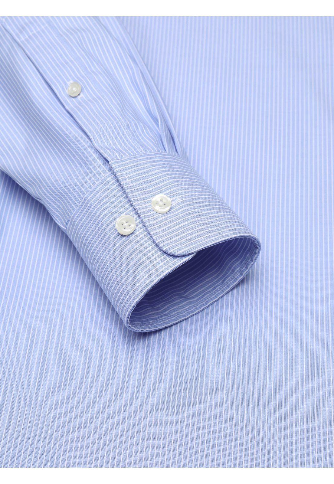 Camisa Formal Rayas Non Iron Tailored Fit Azul Arrow ARM0493AZ-4