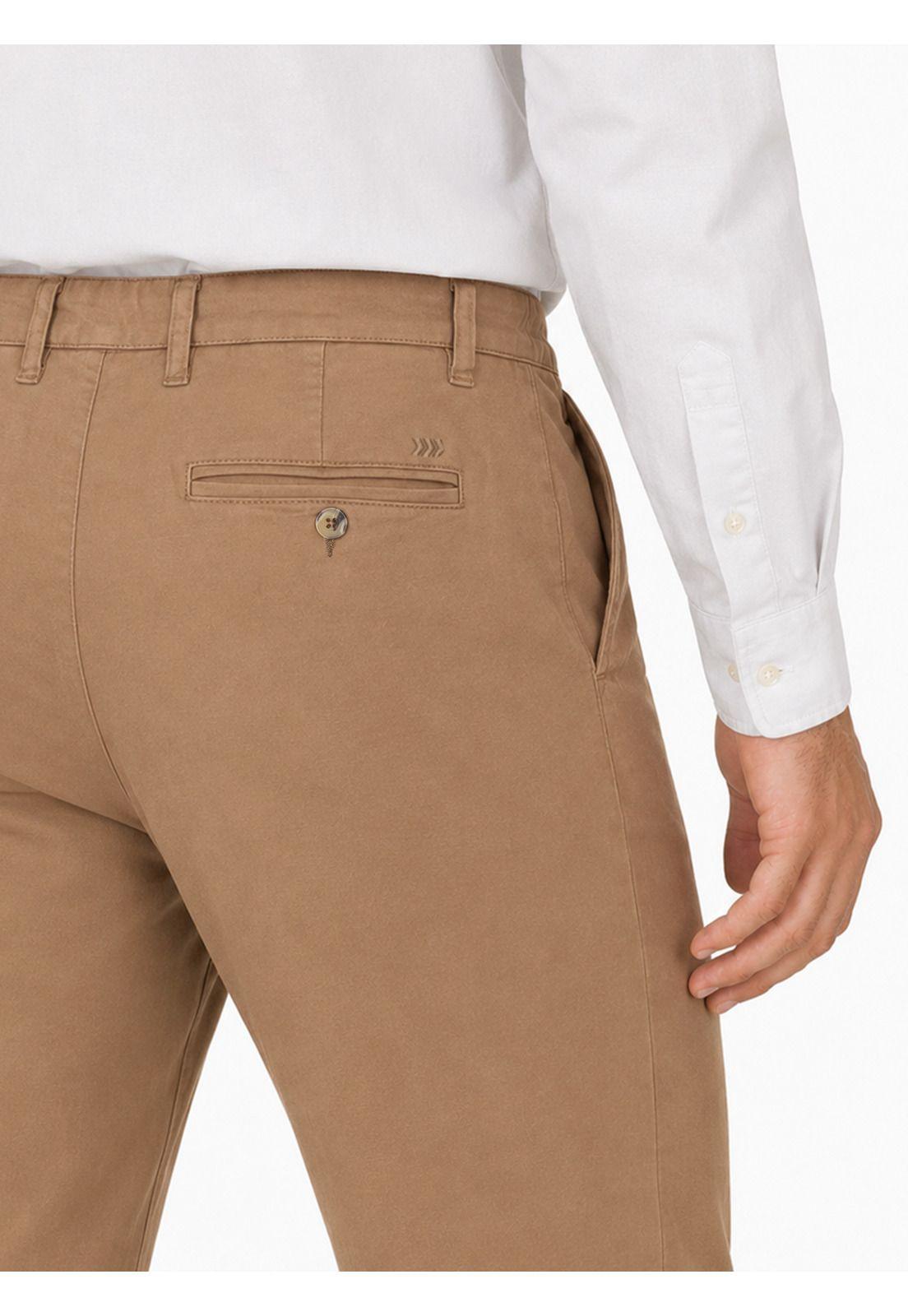 Pantalón Chino Spandex Regular Fit Tabaco Arrow PA34080TA-2