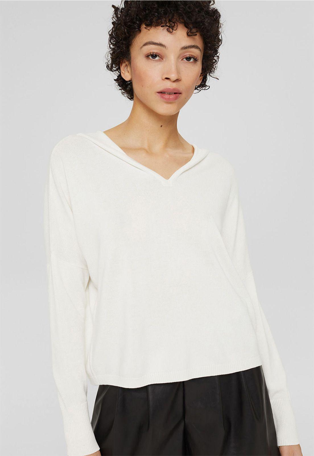 Sweater Mujer Con Capucha Esprit-0