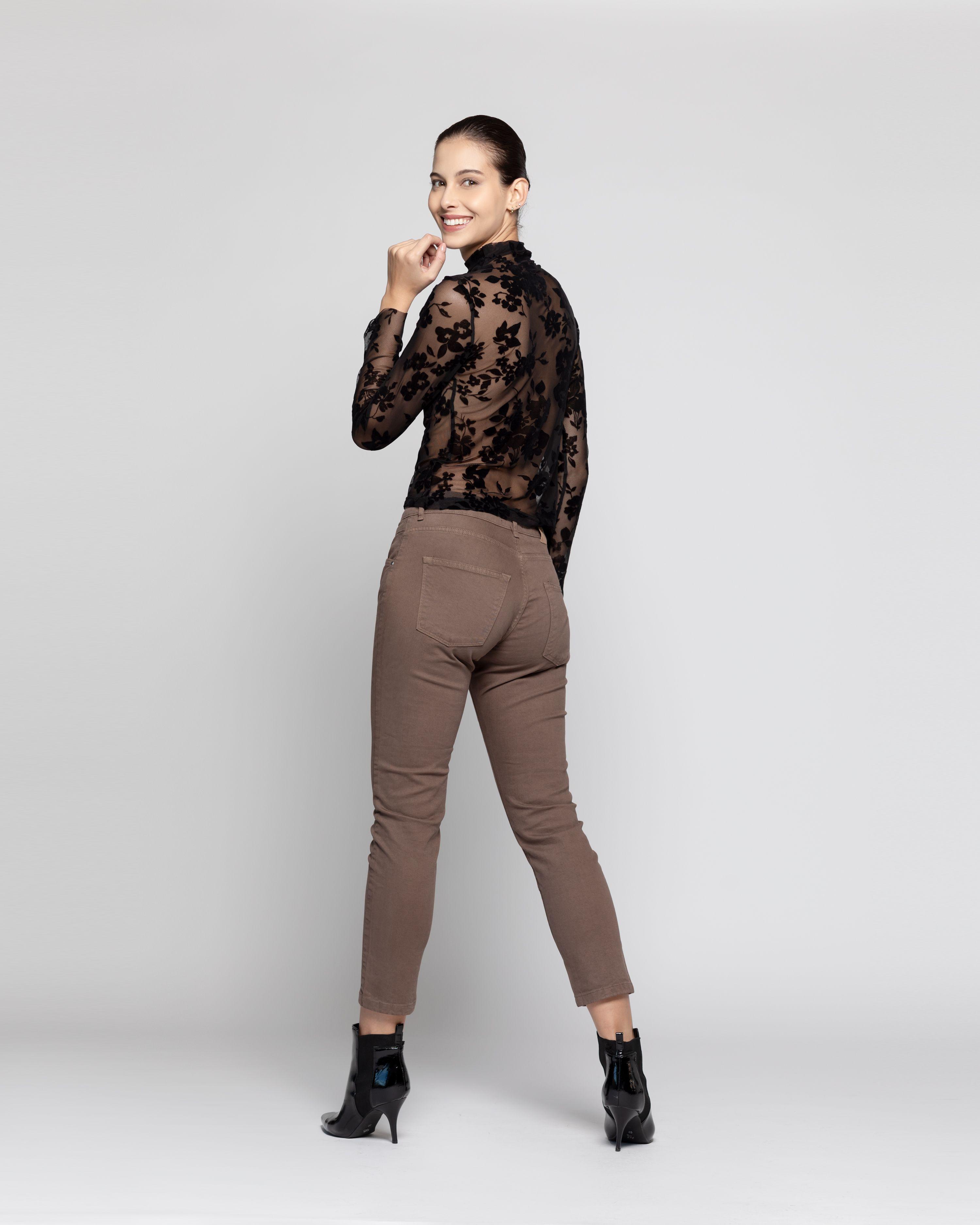 Polera Mujer Delfina Negro Lineatre-2