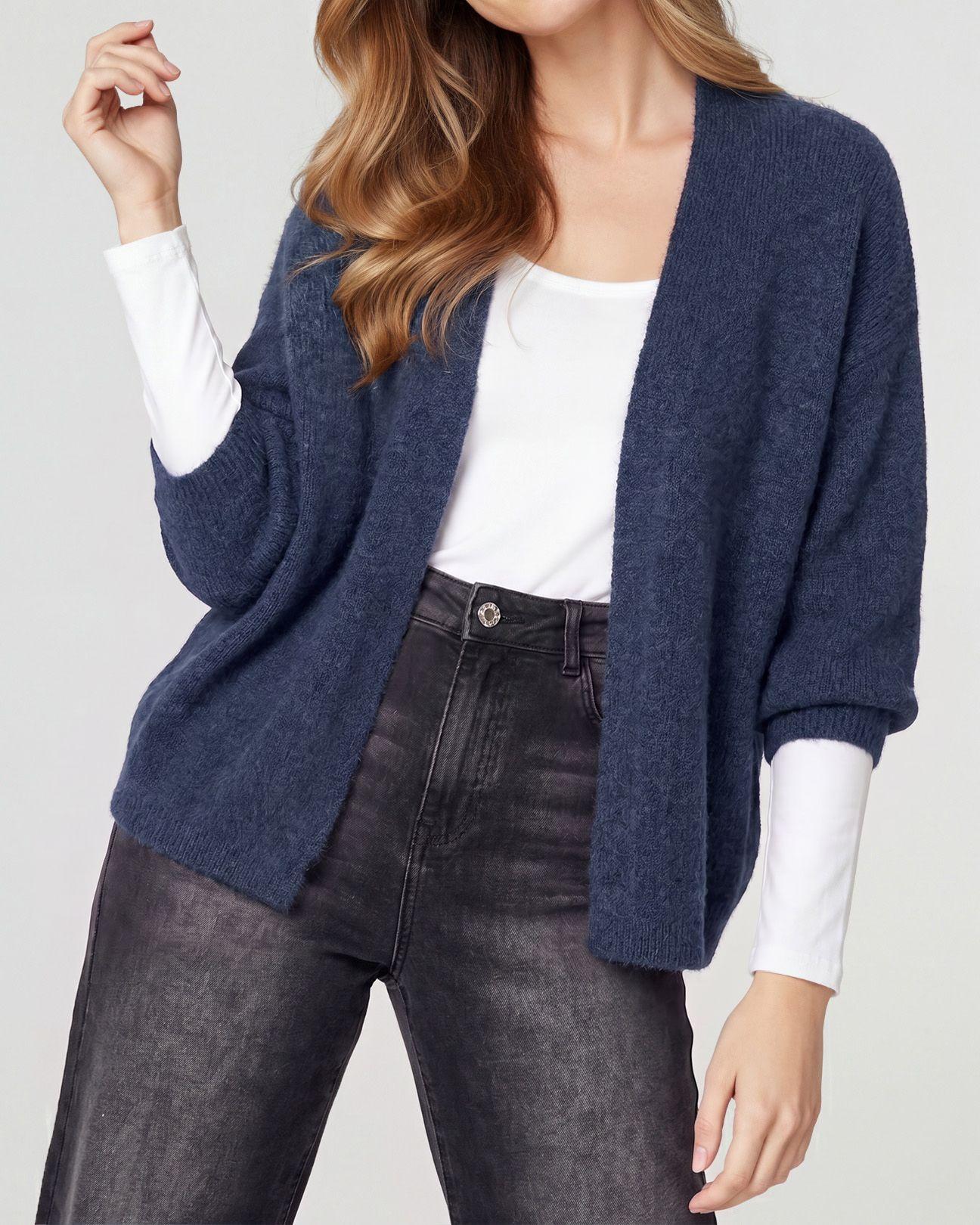 Cardigan Mujer Camila Chocolate Lineatré-2