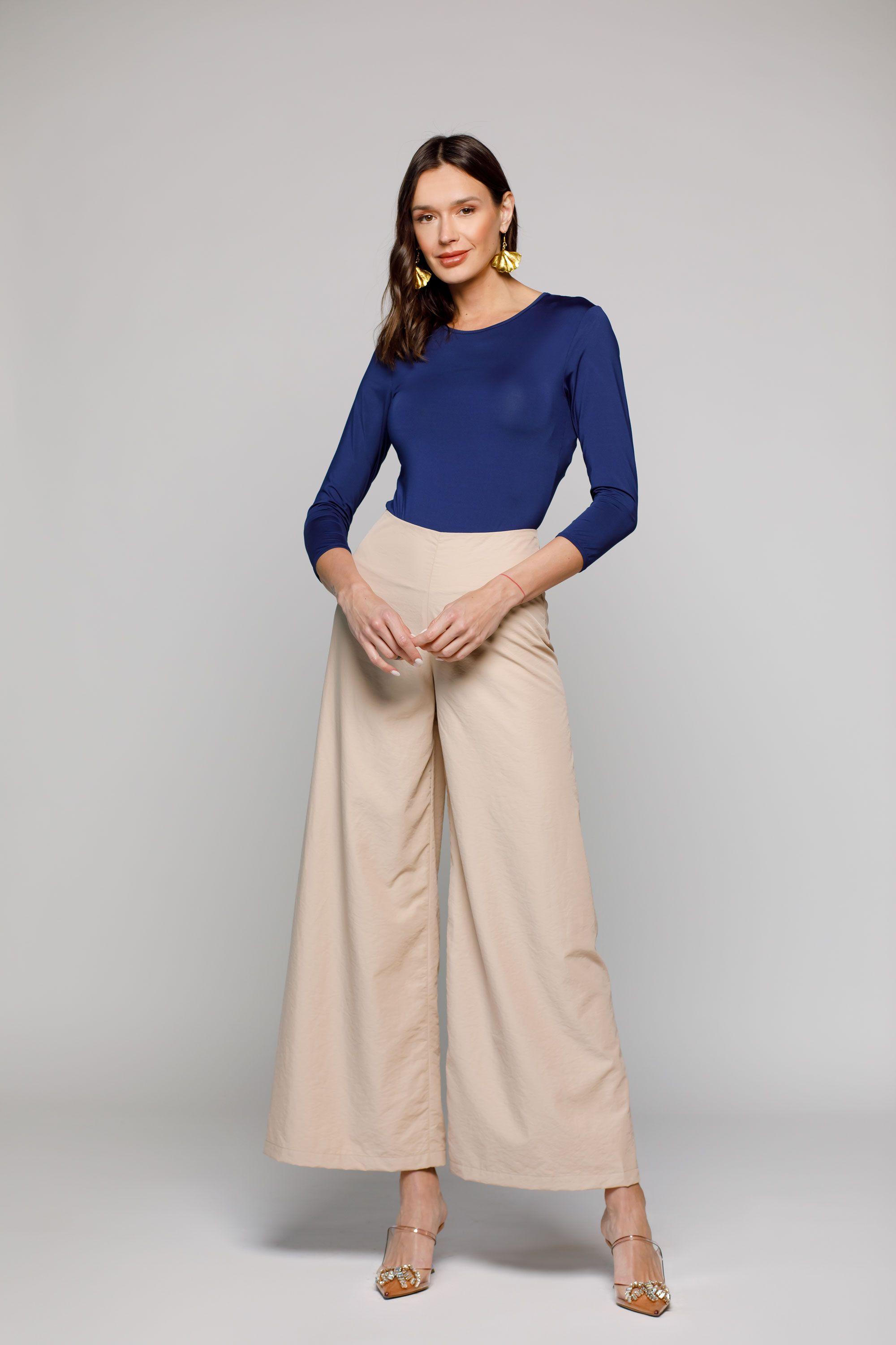 PANTALON NINA BEIGE Ludovica-0