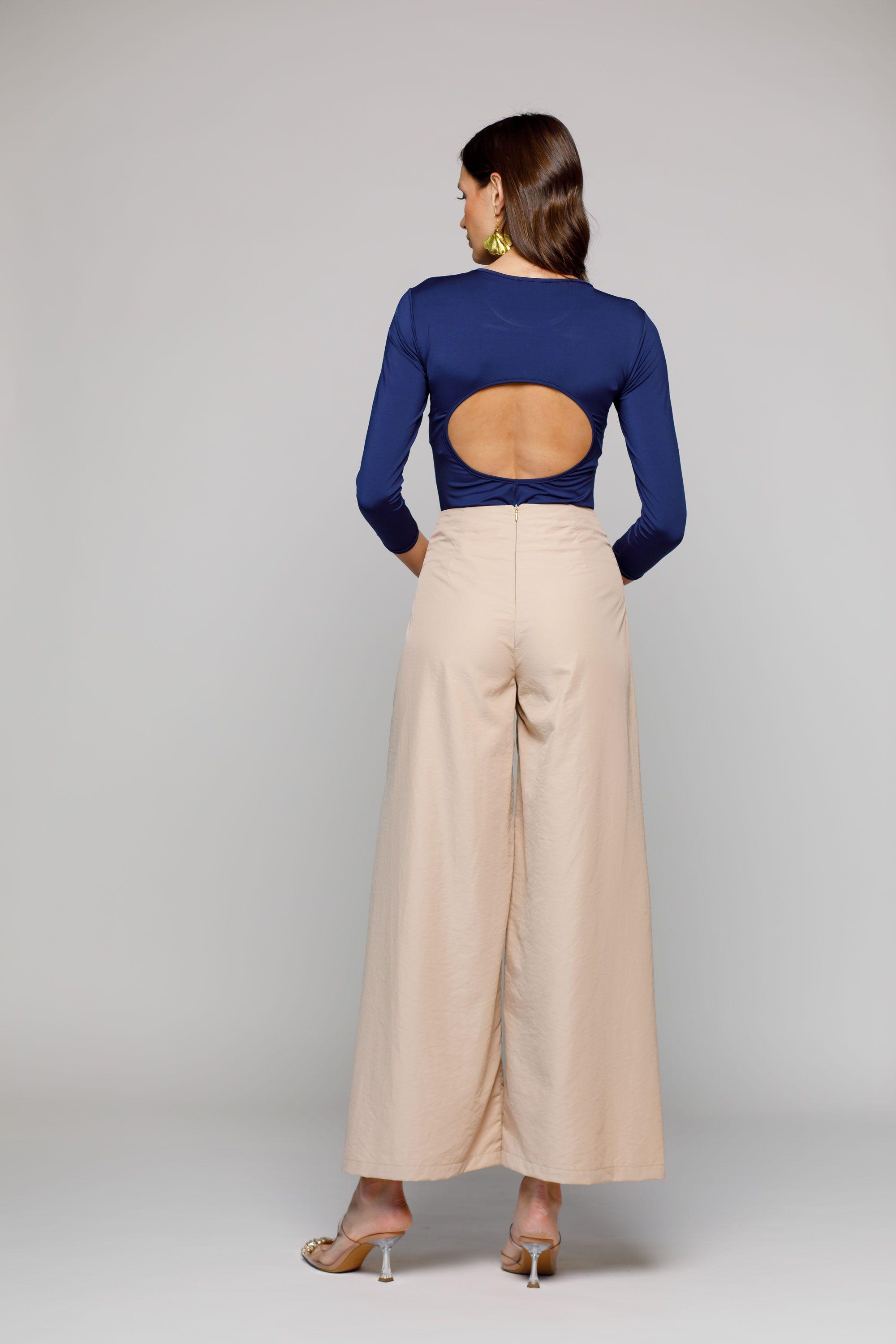 PANTALON NINA BEIGE Ludovica-1