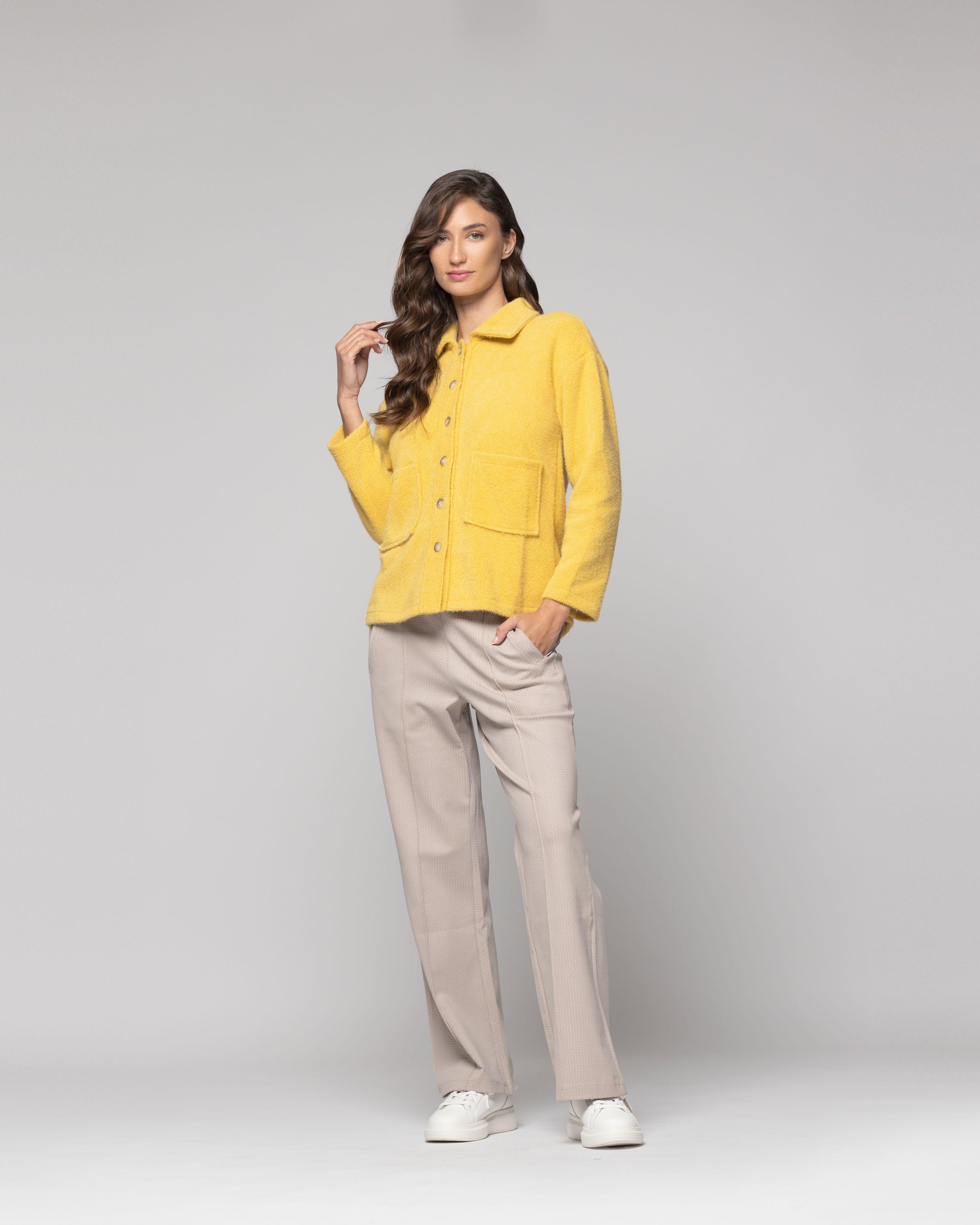 Chaqueta Mujer Leire Amarillo Lineatre-0