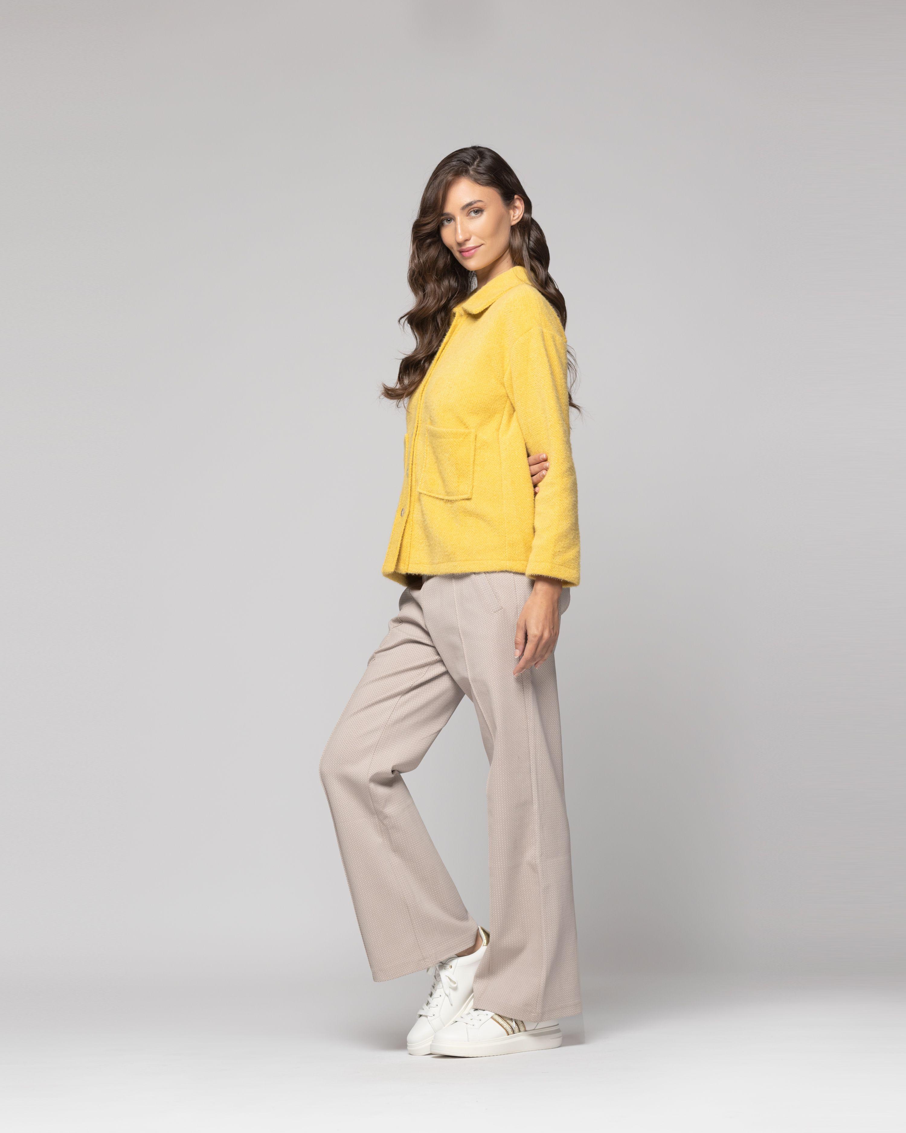 Chaqueta Mujer Leire Amarillo Lineatre-1
