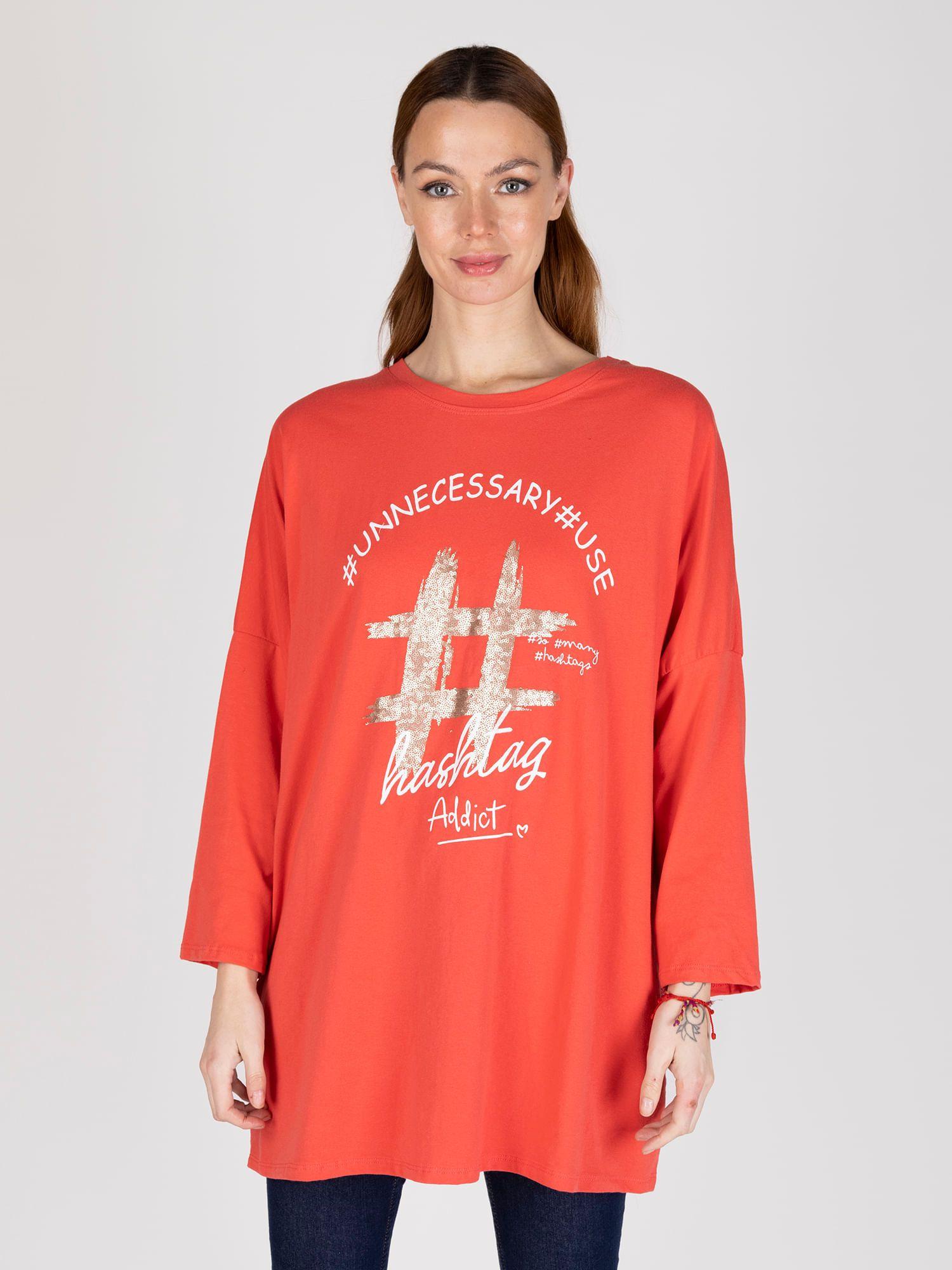 Polera Rojo Lineatre-0