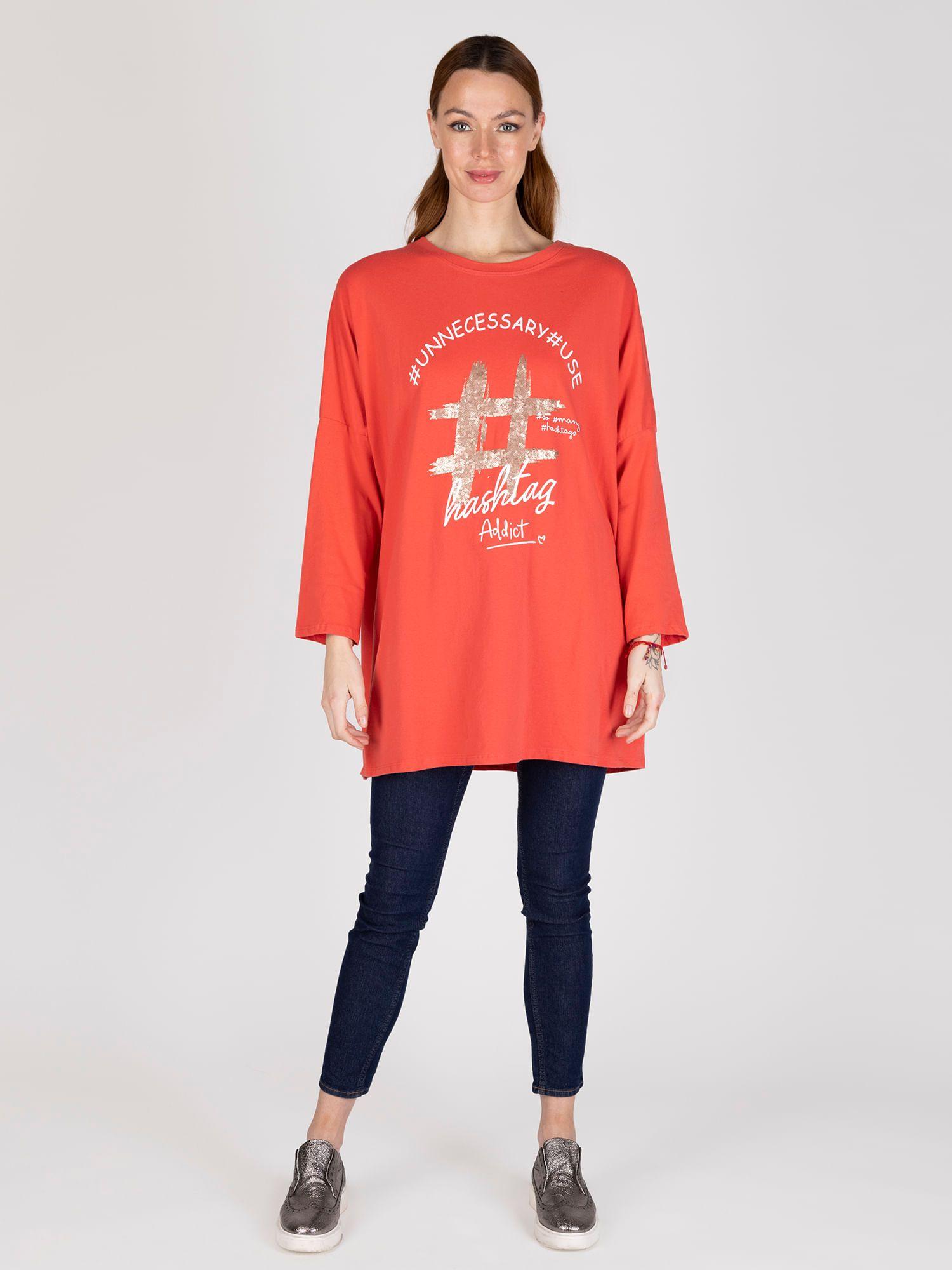 Polera Rojo Lineatre-3