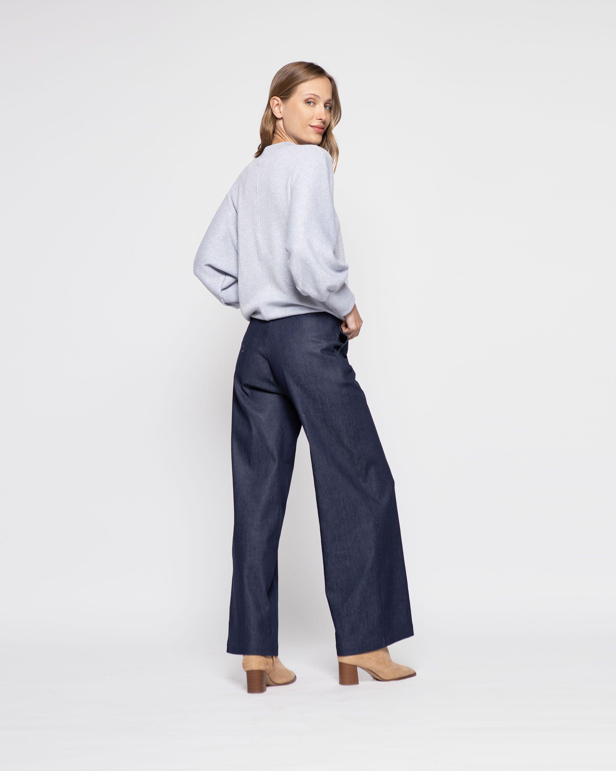 Sweater Mujer Margarita Gris Ludovica-2