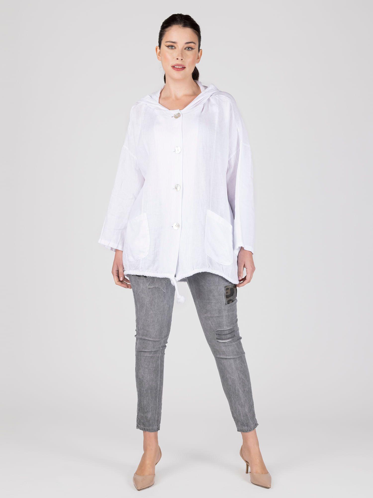 Chaqueta Blanco Lineatre-3