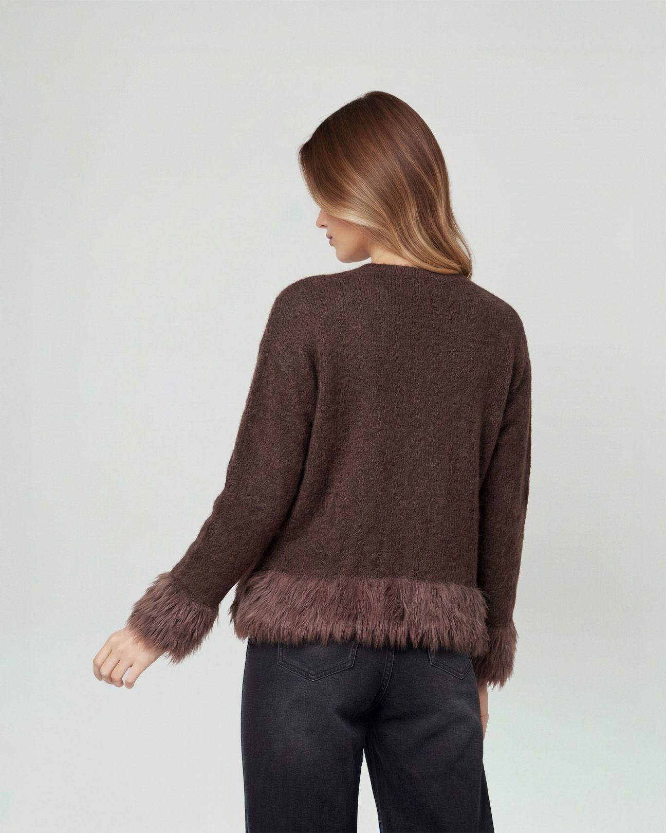 Cardigan Mujer Emma Relaxed Cuello Tipo Kimono Manga Caída Moro Lineatre-1