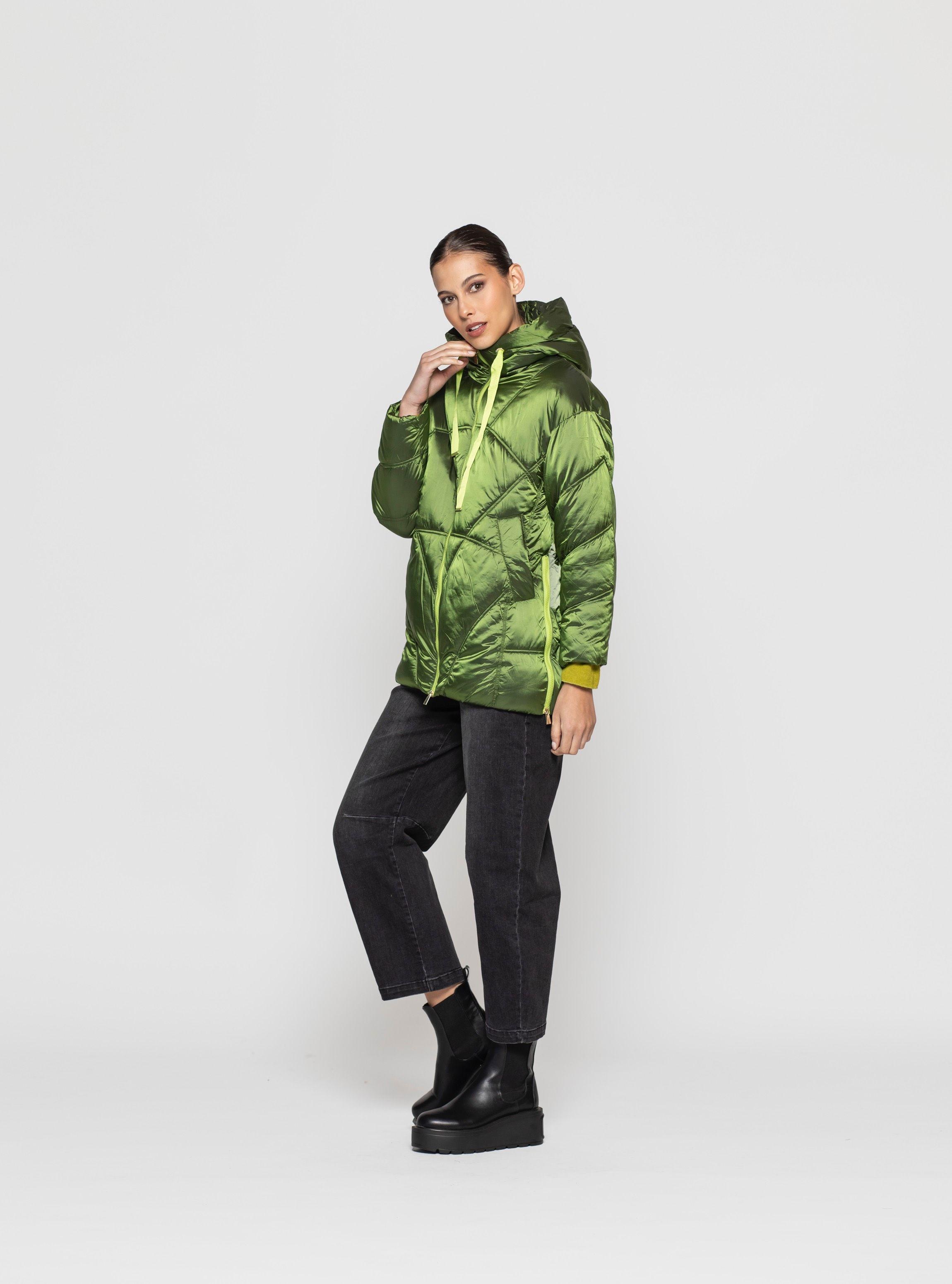 Parka Mujer Telia Verde Lineatre-1