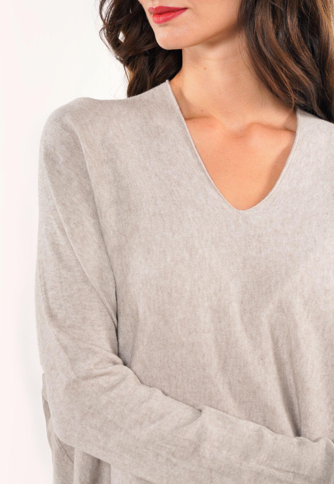 Sweater Mancini Beige Lineatre-1