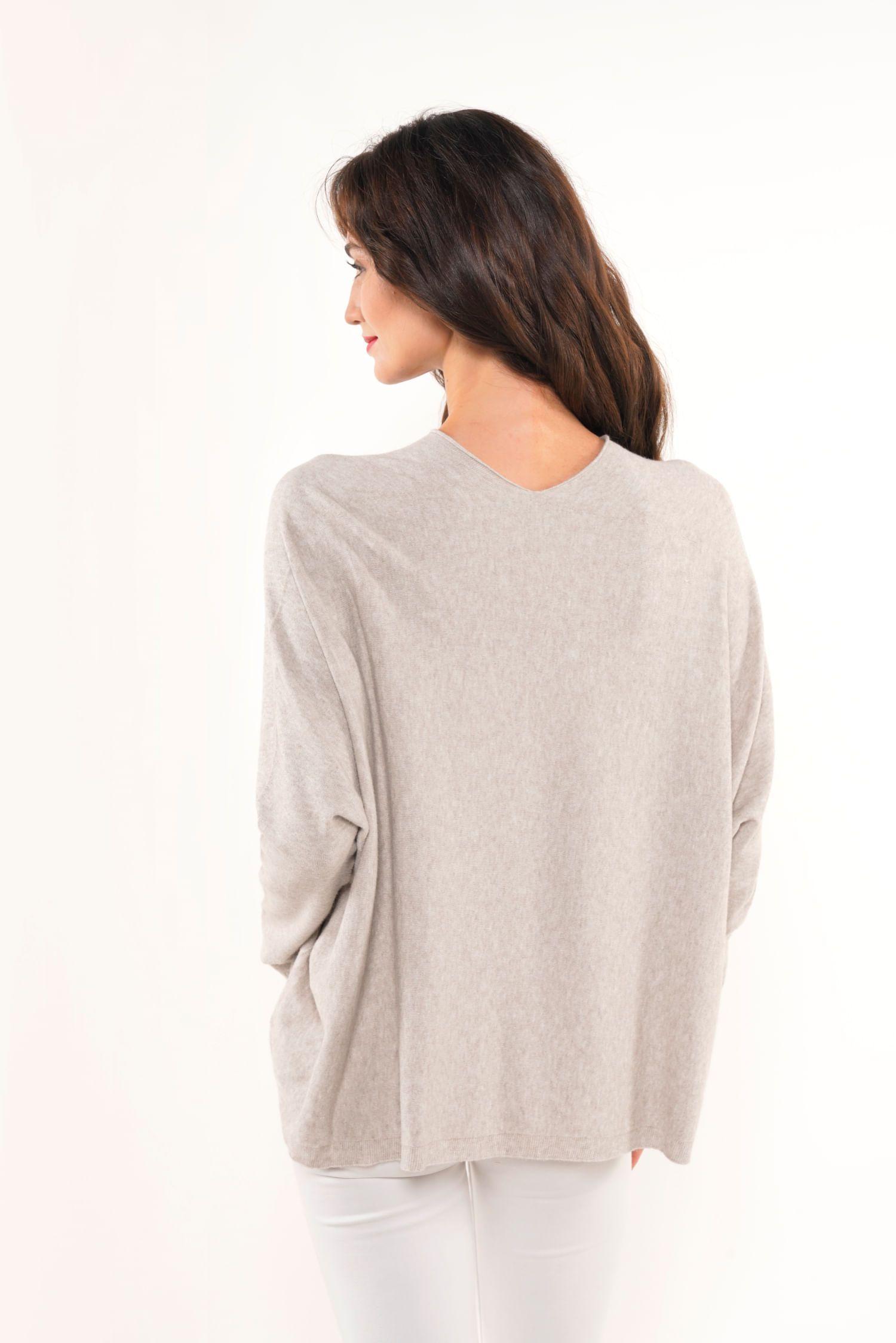 Sweater Mancini Beige Lineatre-3