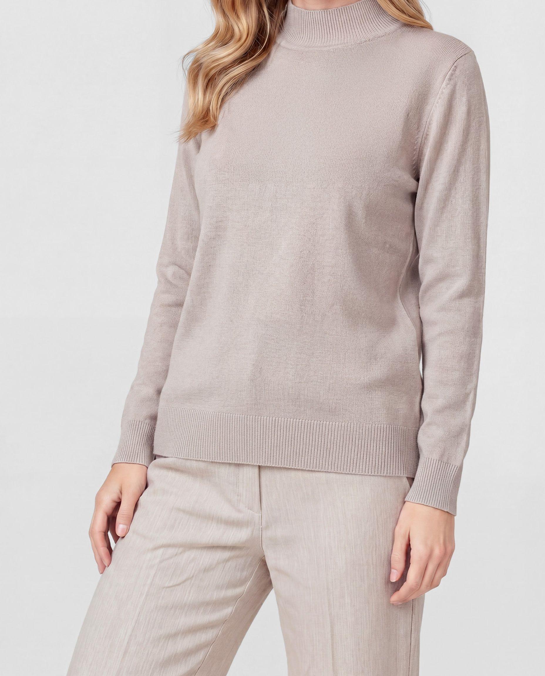 Sweater Mujer Micaela Camel Lineatré-3
