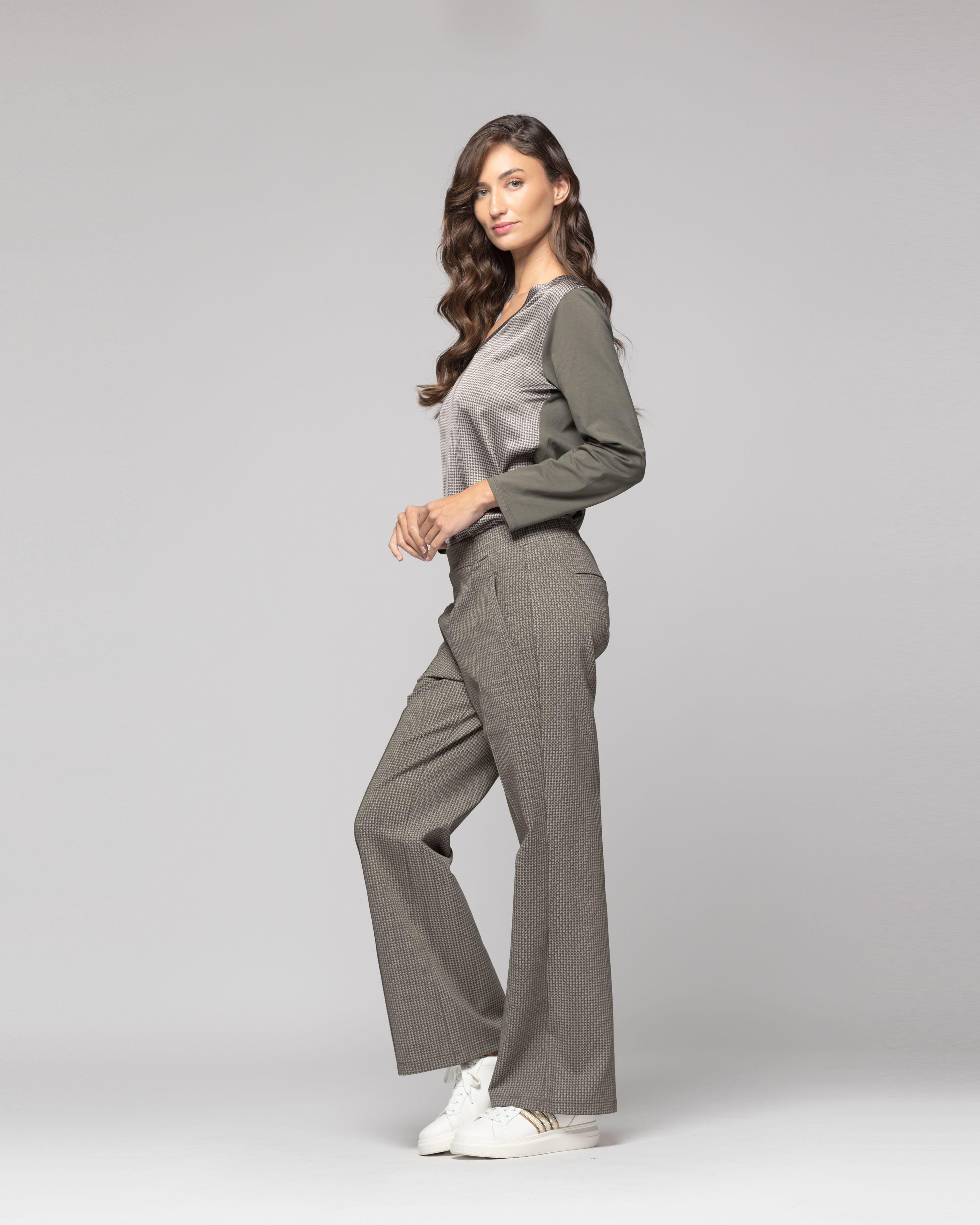 Pantalón Mujer Genoveva Verde Lineatre-1