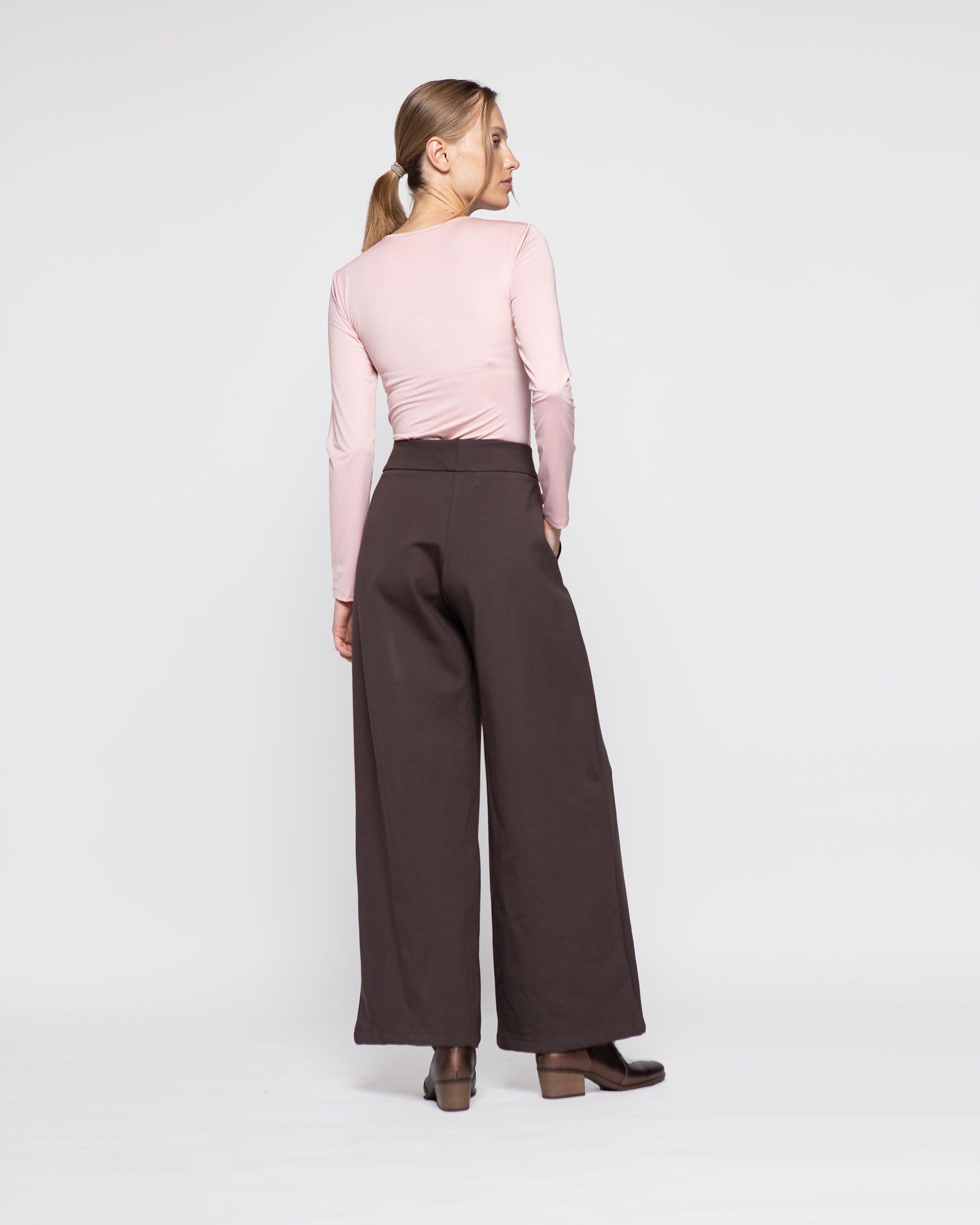 Pantalon Mujer Lobelia Café Ludovica-2
