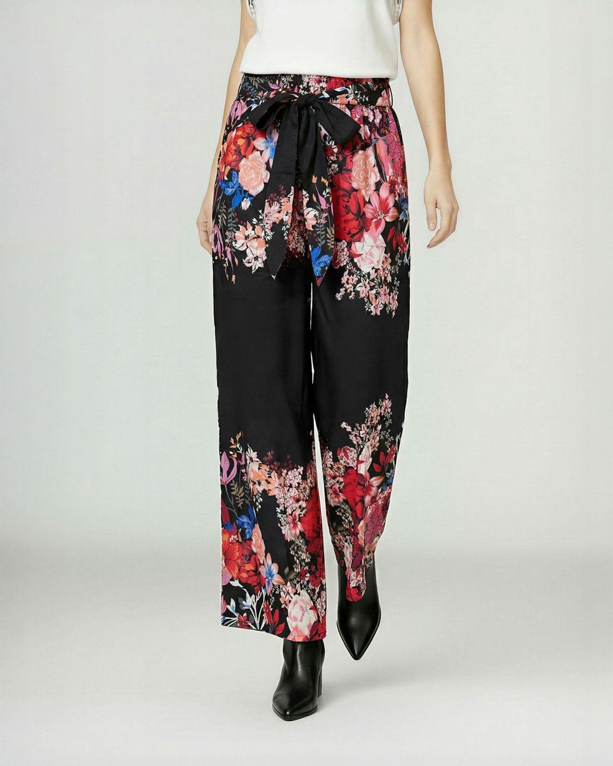 Pantalón Mujer Mirella Relaxed Negro Lineatre-1