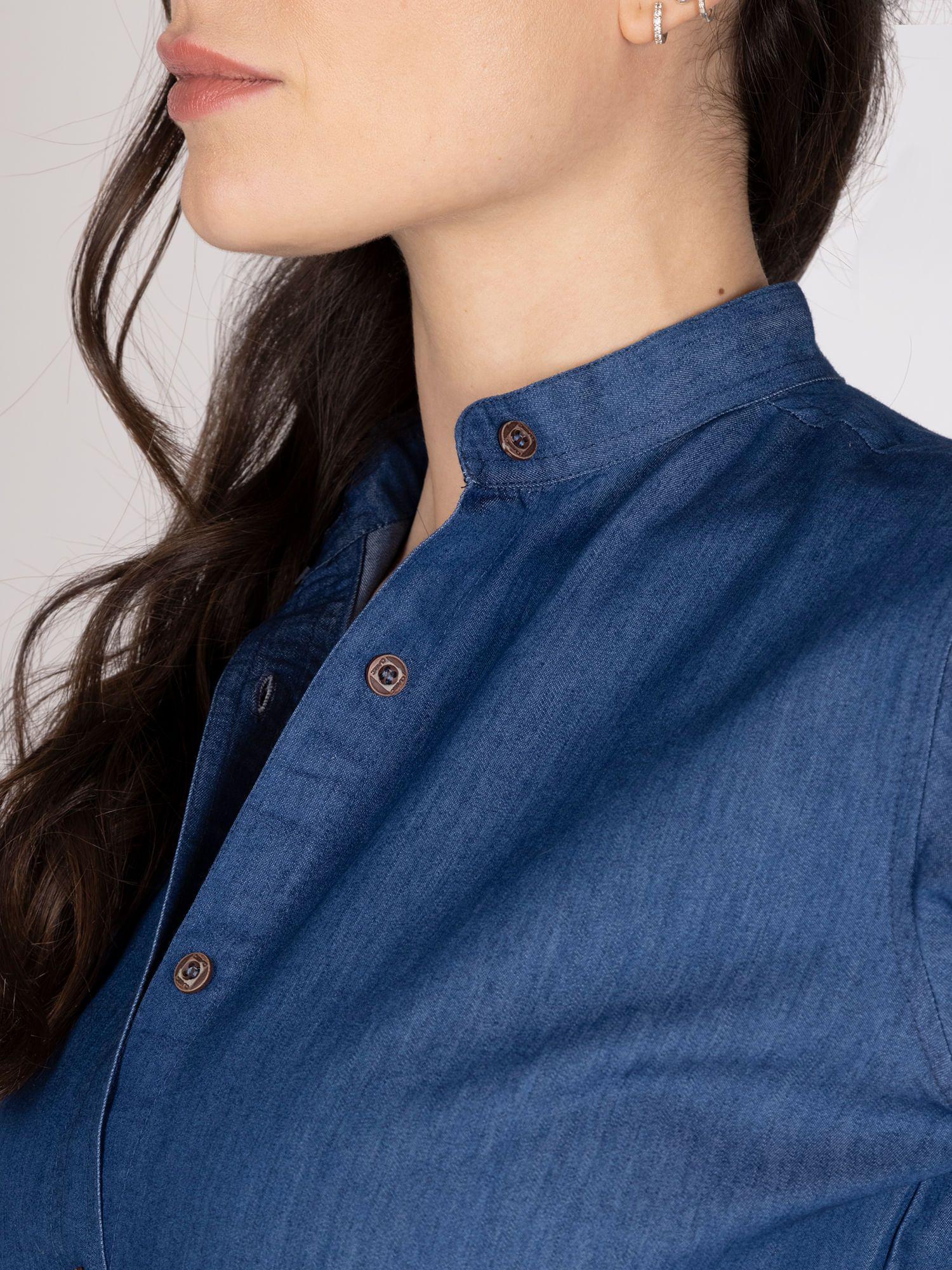 Blusa Denim Lineatre-2