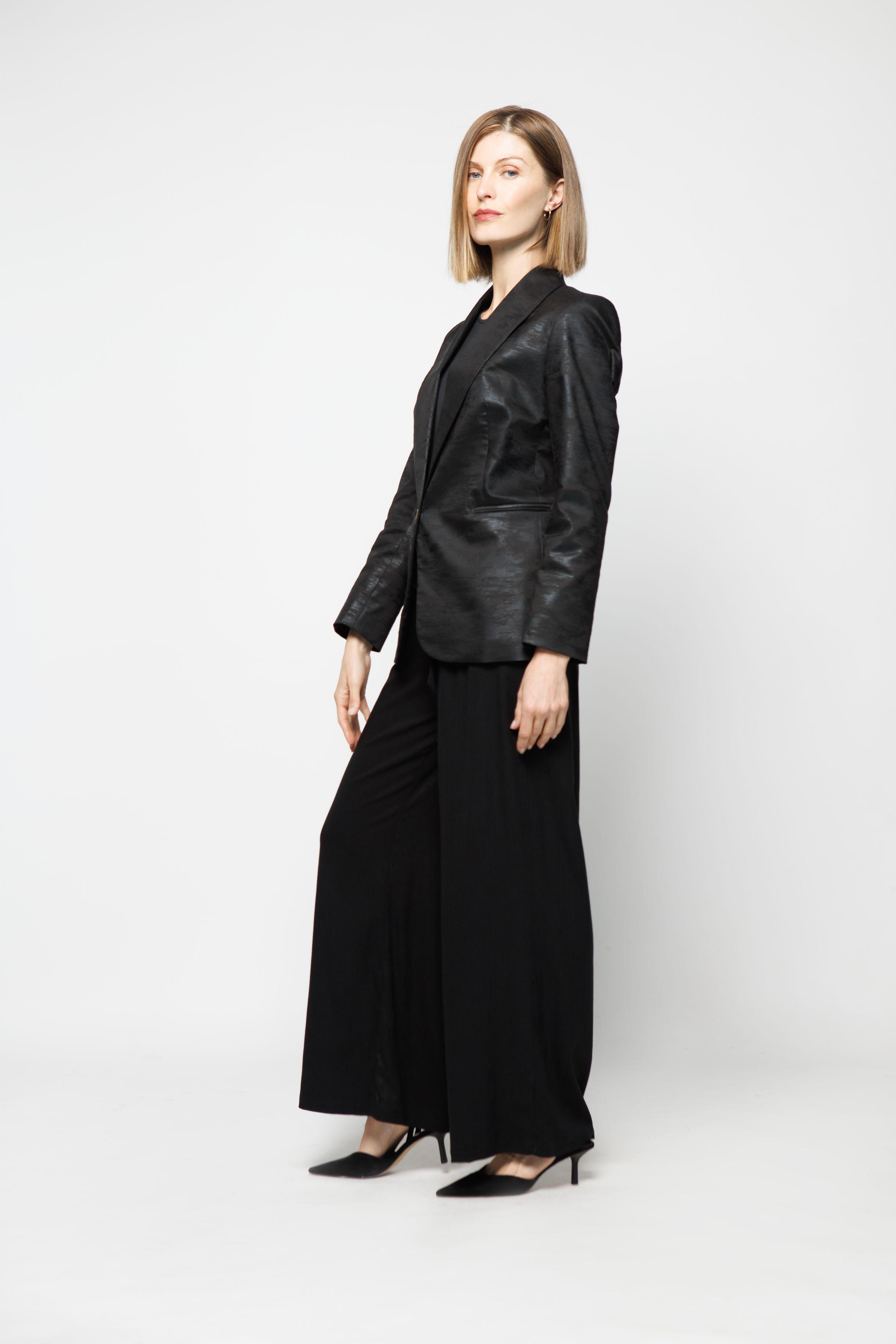 CHAQUETA PEONÍA NEGRO Ludovica-2