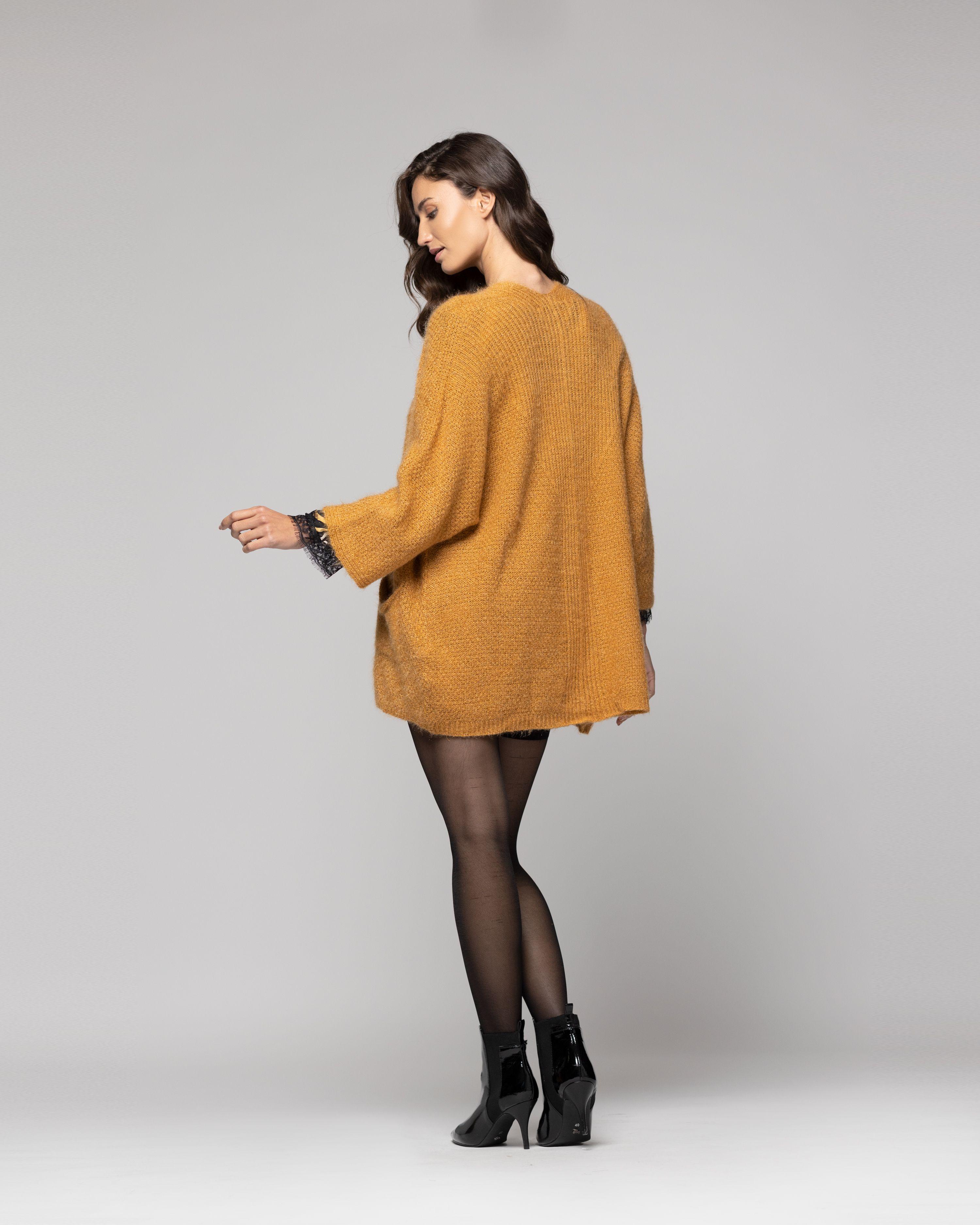 Sweater Mujer Xiomara Amarillo Lineatre-2