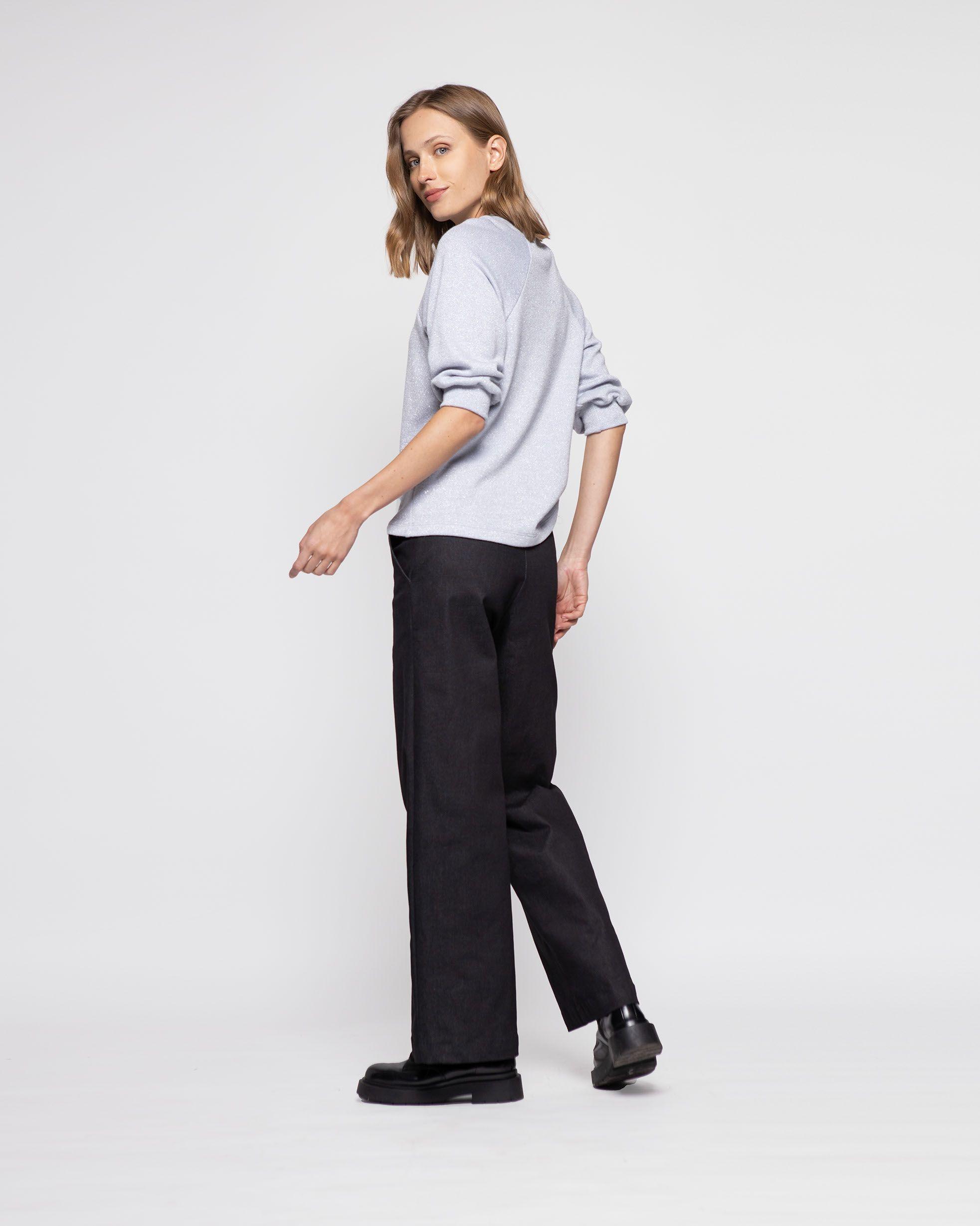 Sweater Mujer Magnolia Gris Ludovica-2