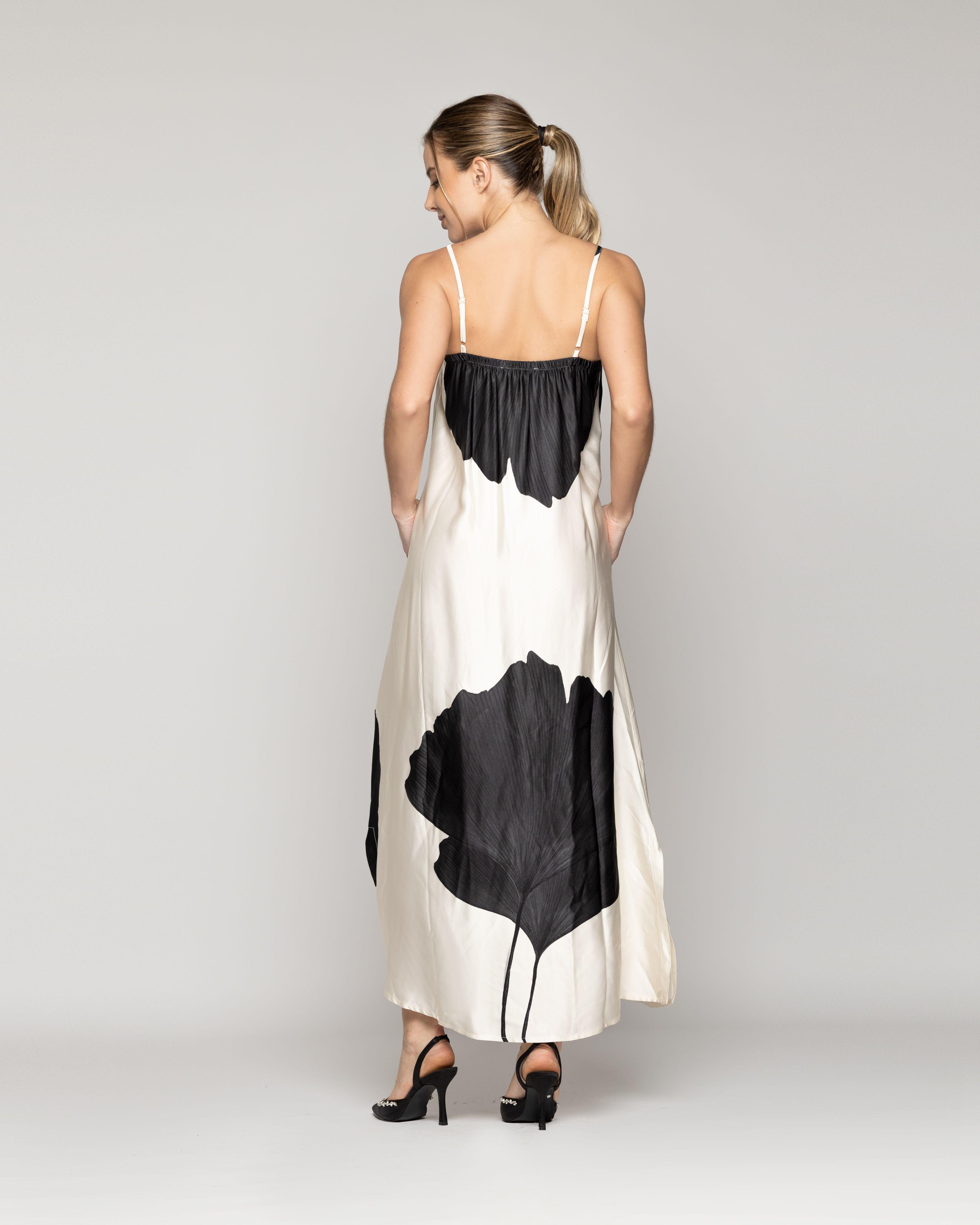 Vestido Mujer Dalia Estampado Floral Maxi Con Tirantes Lineatre-2