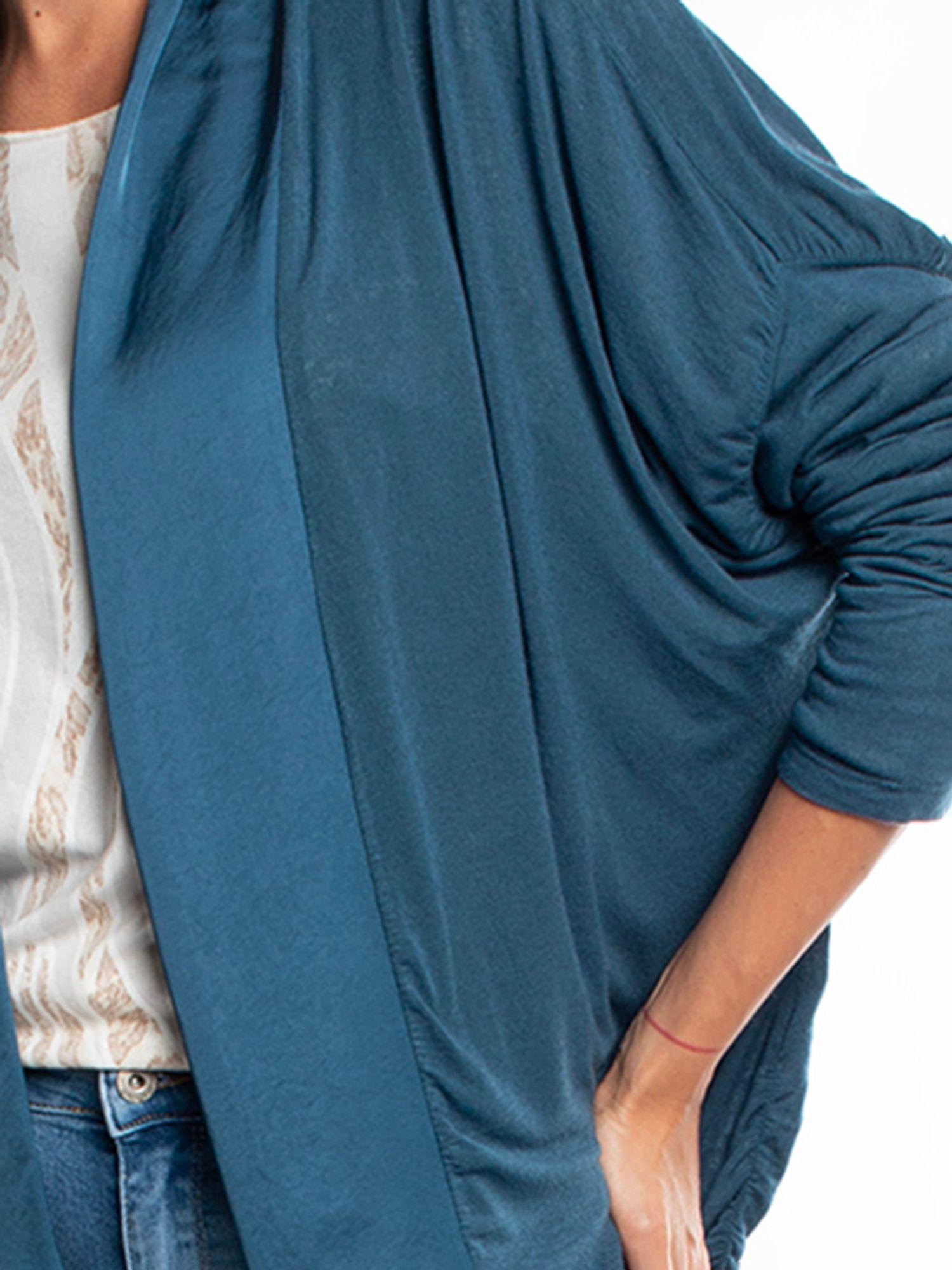 Cardigan Mujer Azul Lineatre-2