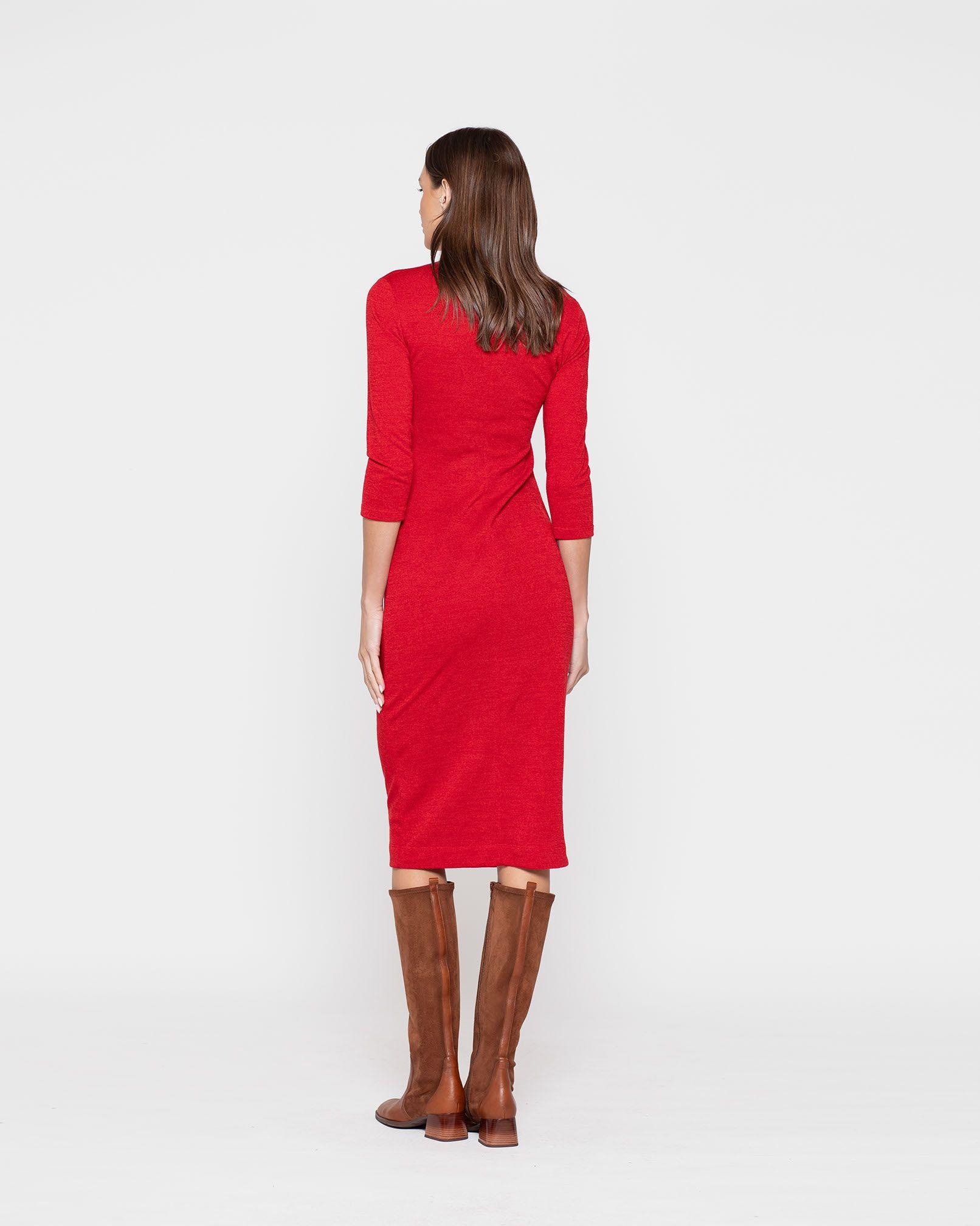 VESTIDO AMAPOLA ROJO Ludovica-2