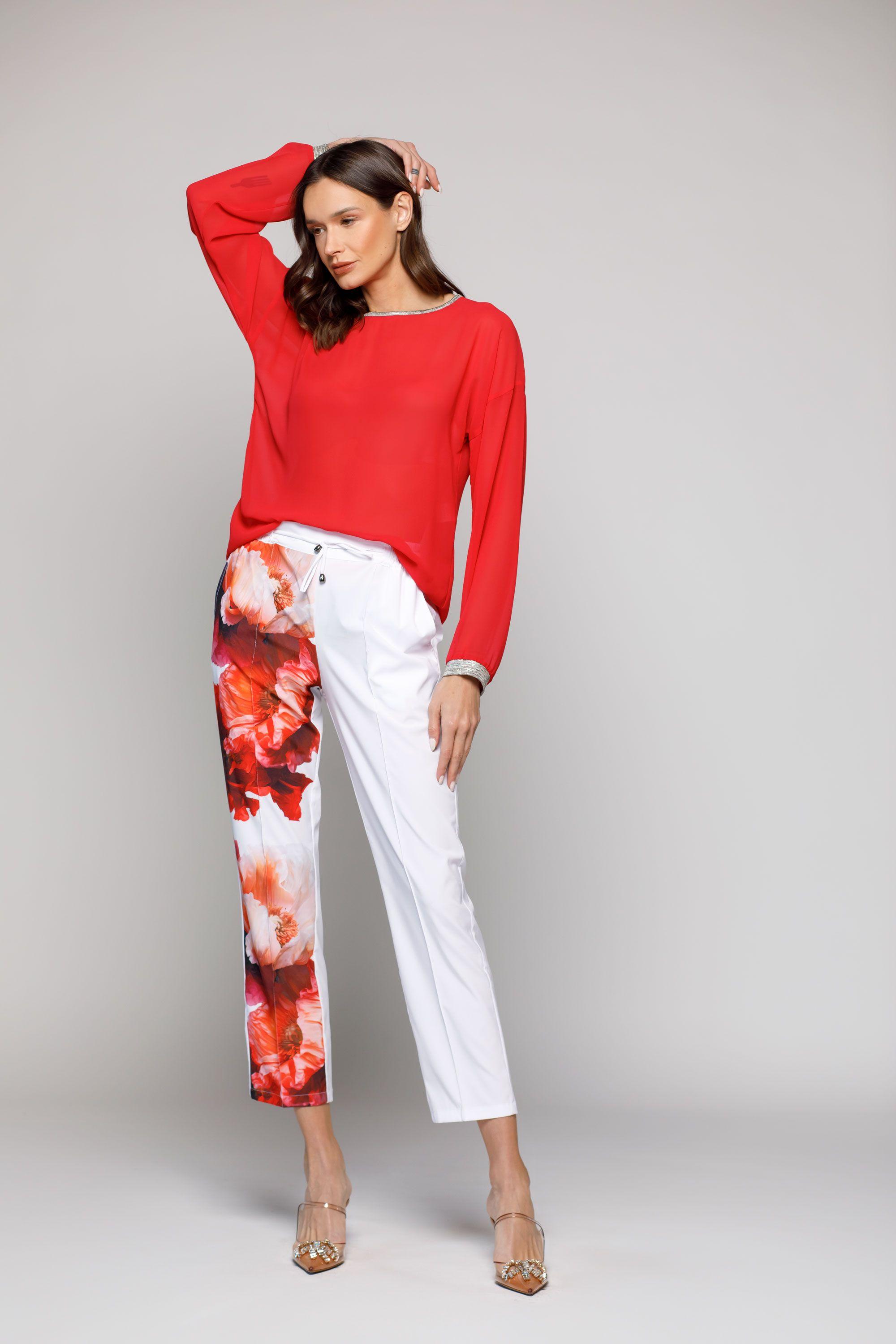 BLUSA ORQUÍDEA ROJO Ludovica-1