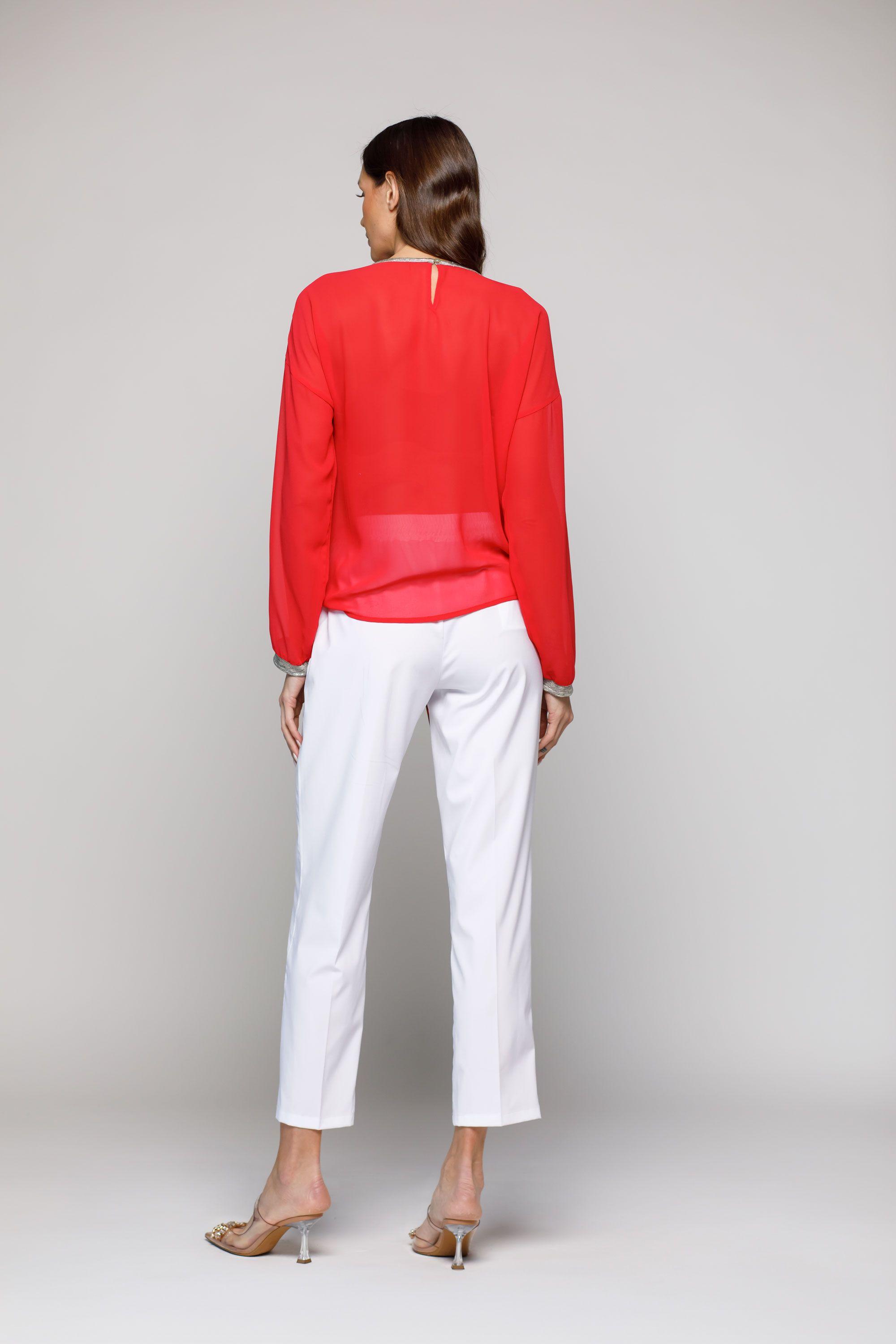 BLUSA ORQUÍDEA ROJO Ludovica-2