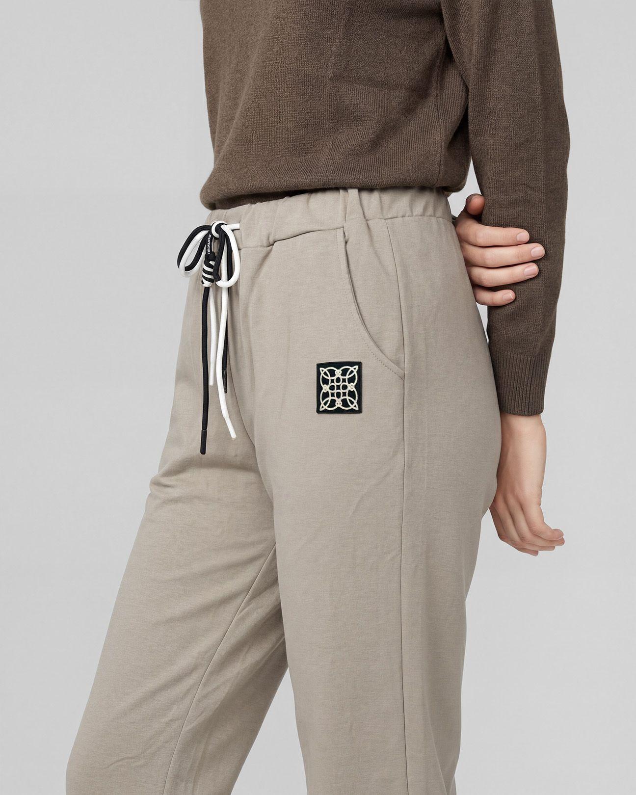 Pantalon Mujer Anna Regular Beige Lineatre-2