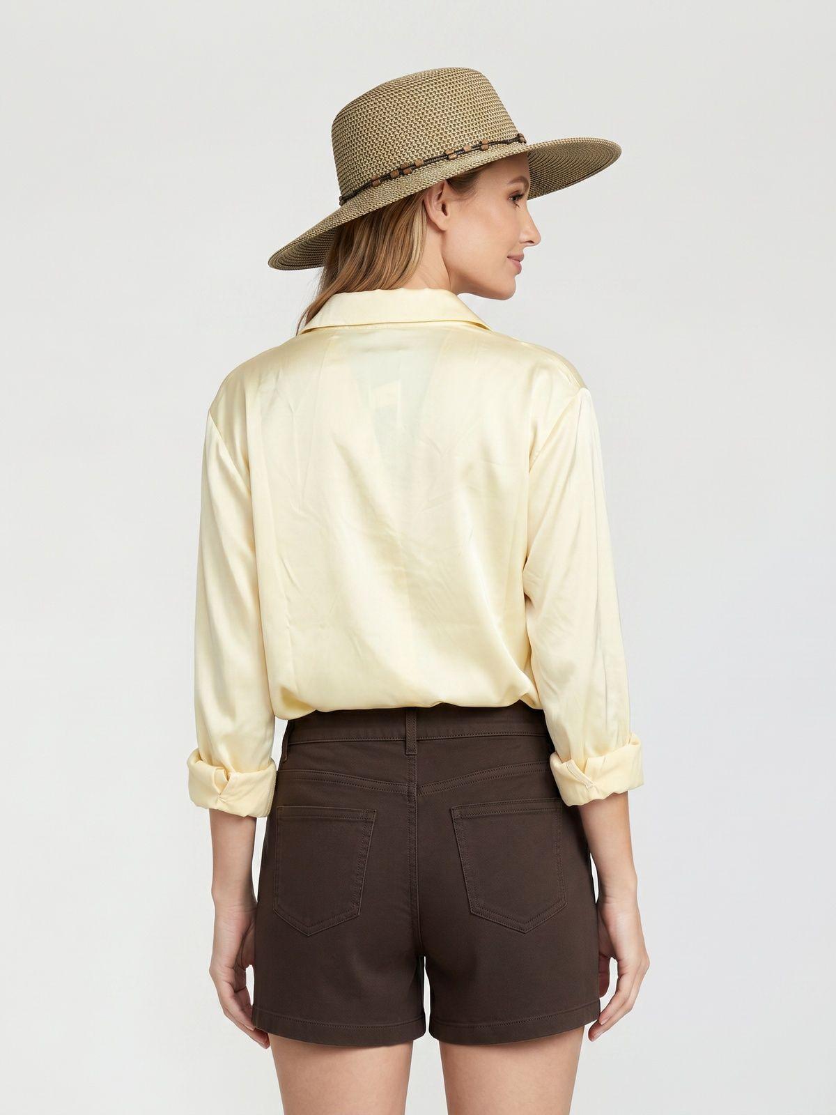 Sombrero Mujer Rosana Natural Lineatré-1
