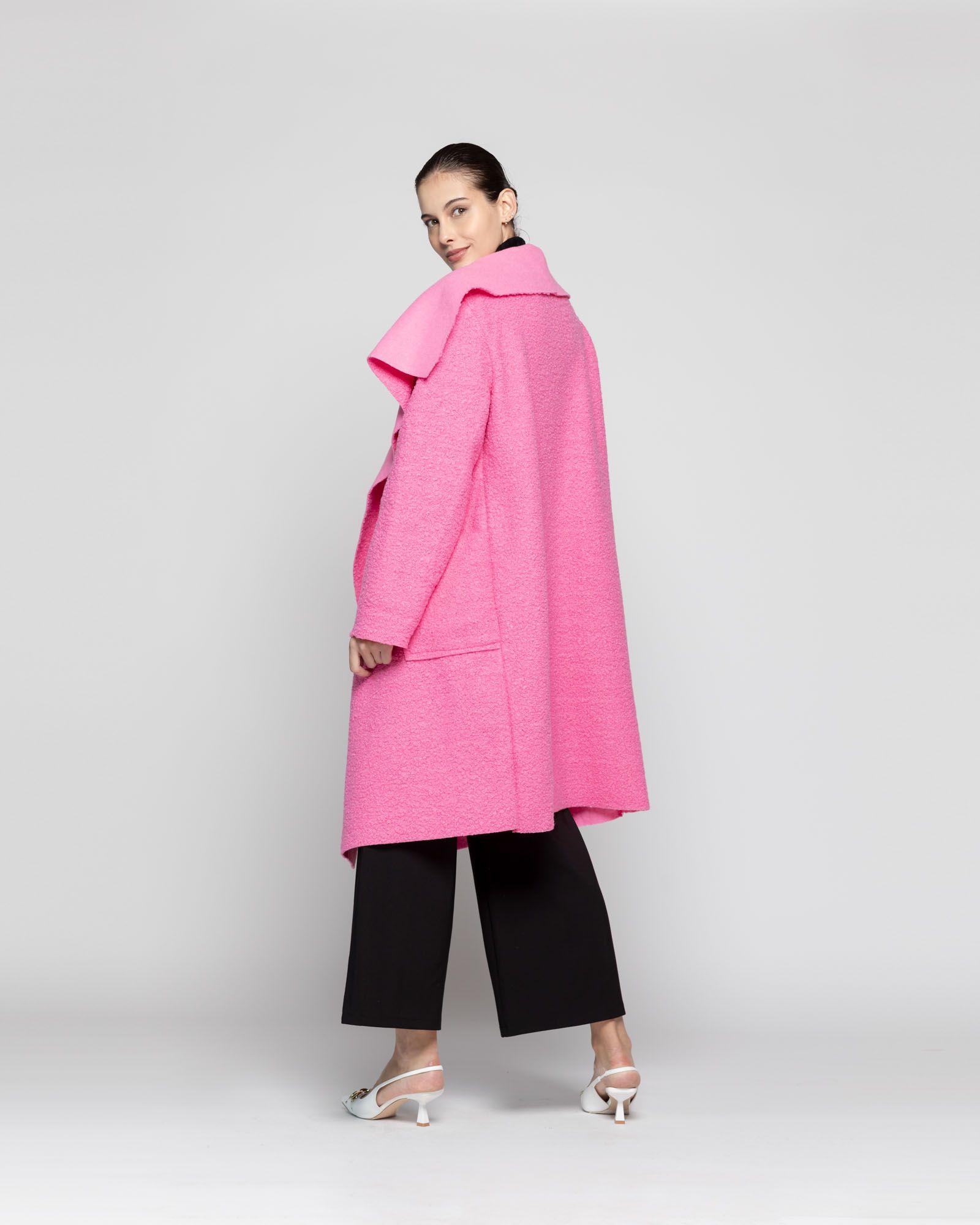 Abrigo Mujer Zarela Fucsia Lineatre-2
