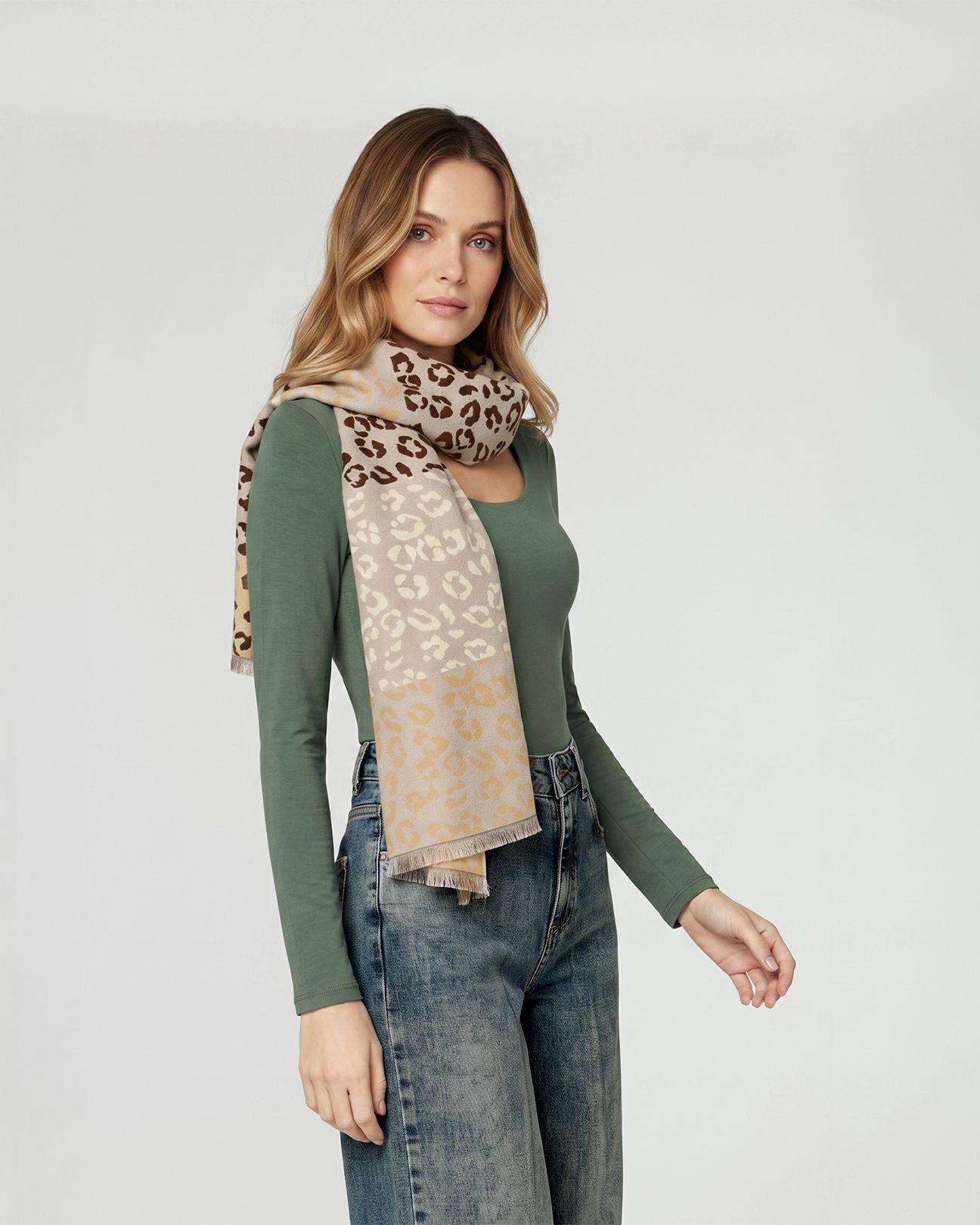 Echarpe Mujer Loreto Beige Lineatre-0