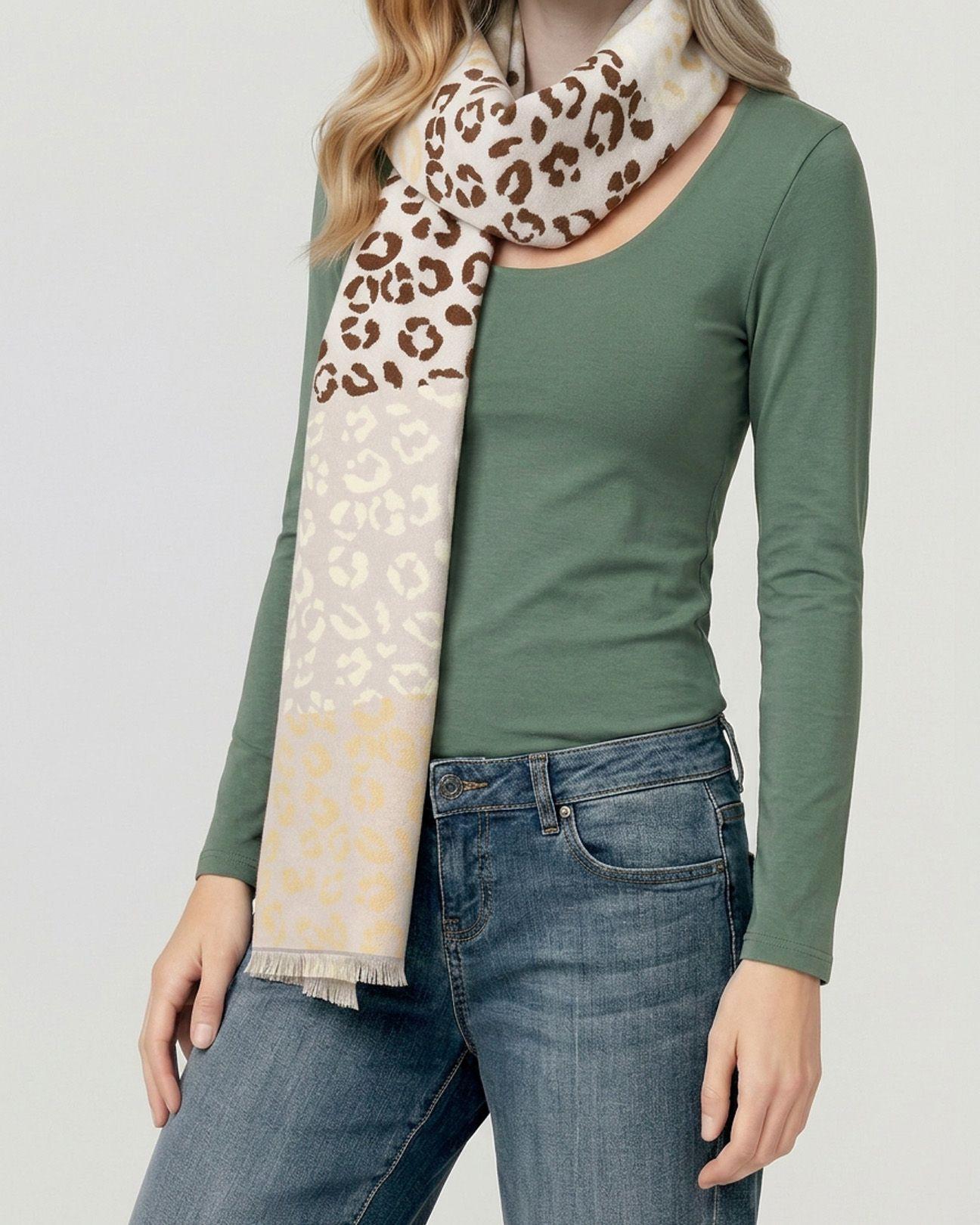 Echarpe Mujer Loreto Beige Lineatre-1