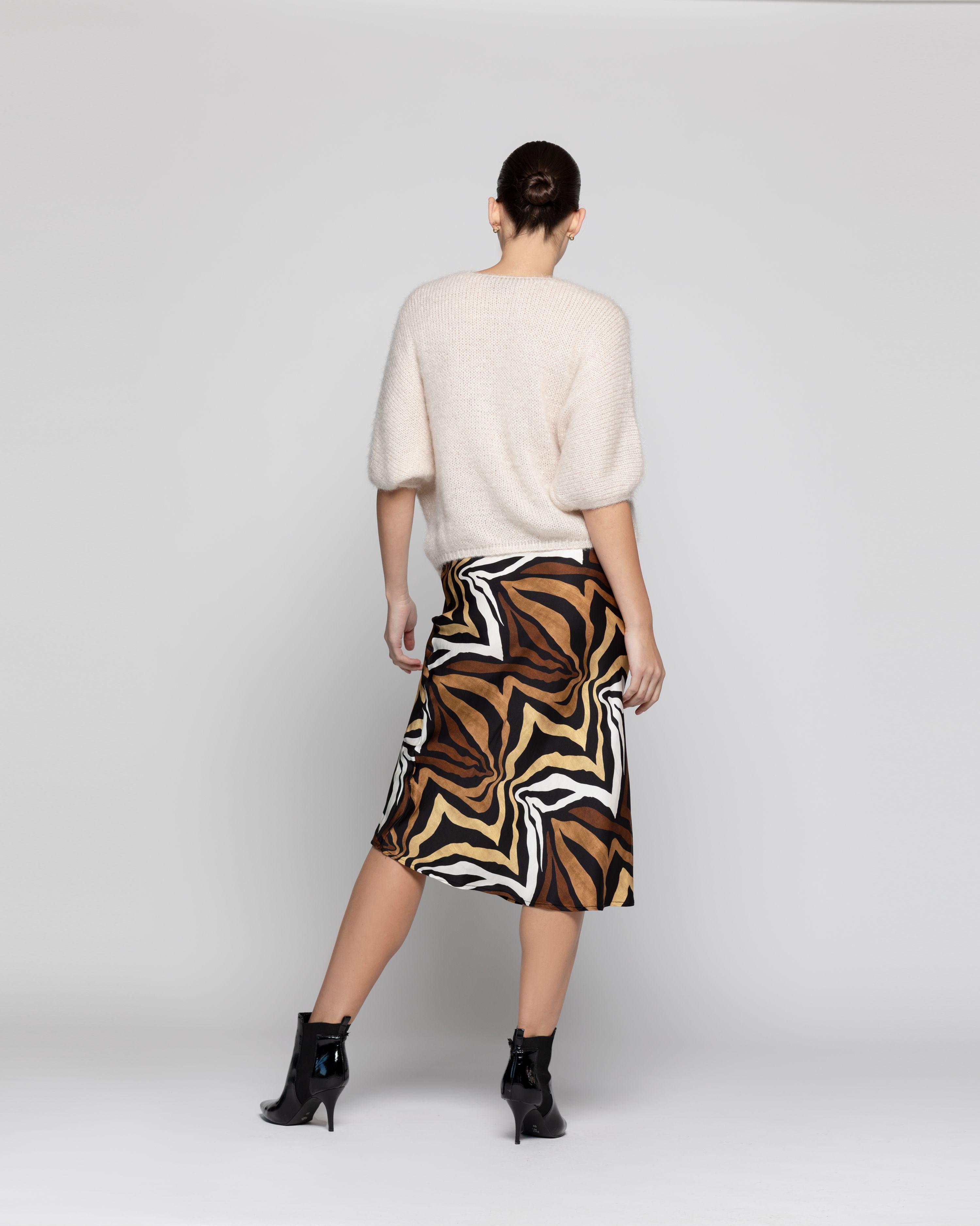 Falda Mujer Nimue Café Lineatre-2