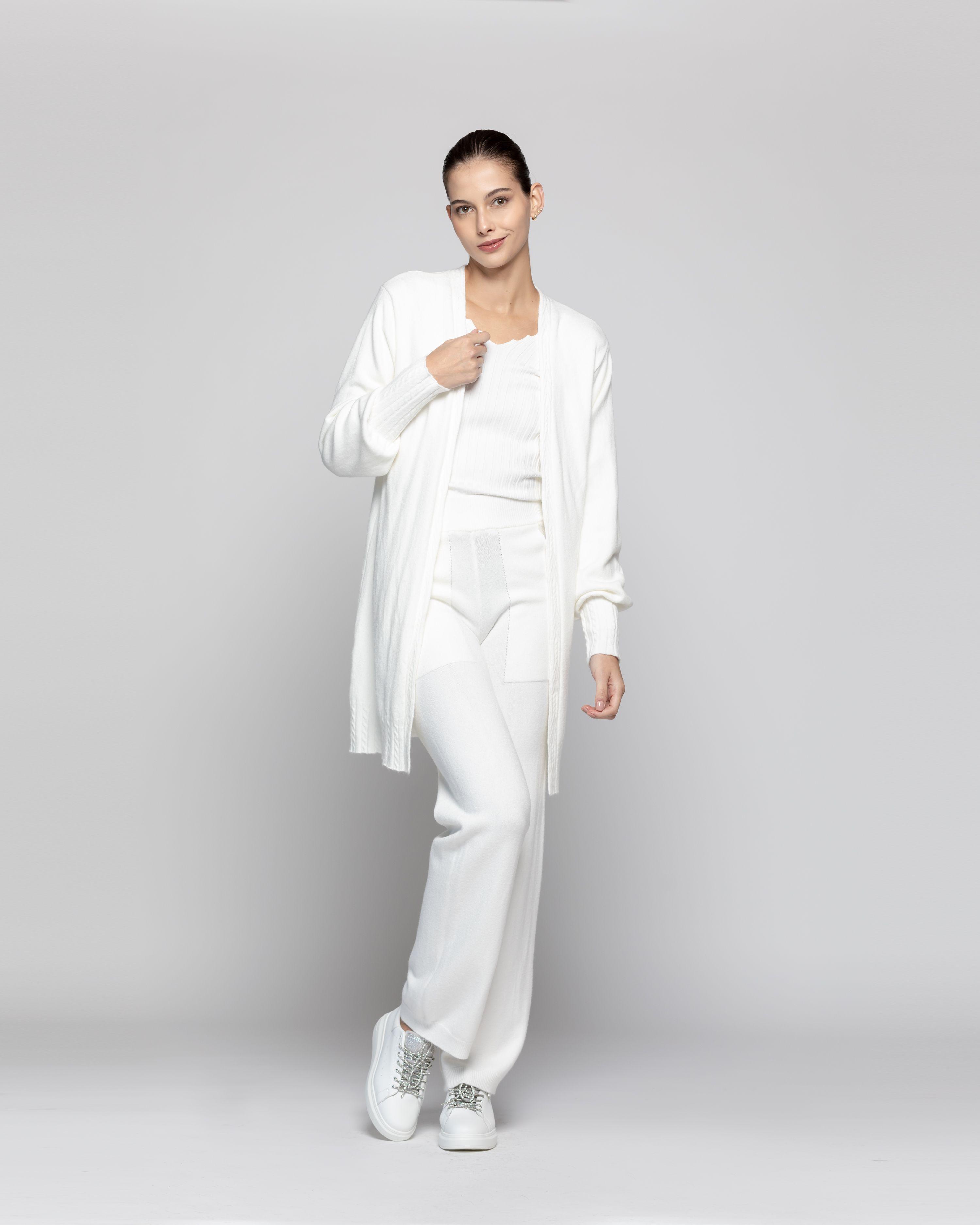 Sweater Mujer Ottavia Blanco Lineatre-0
