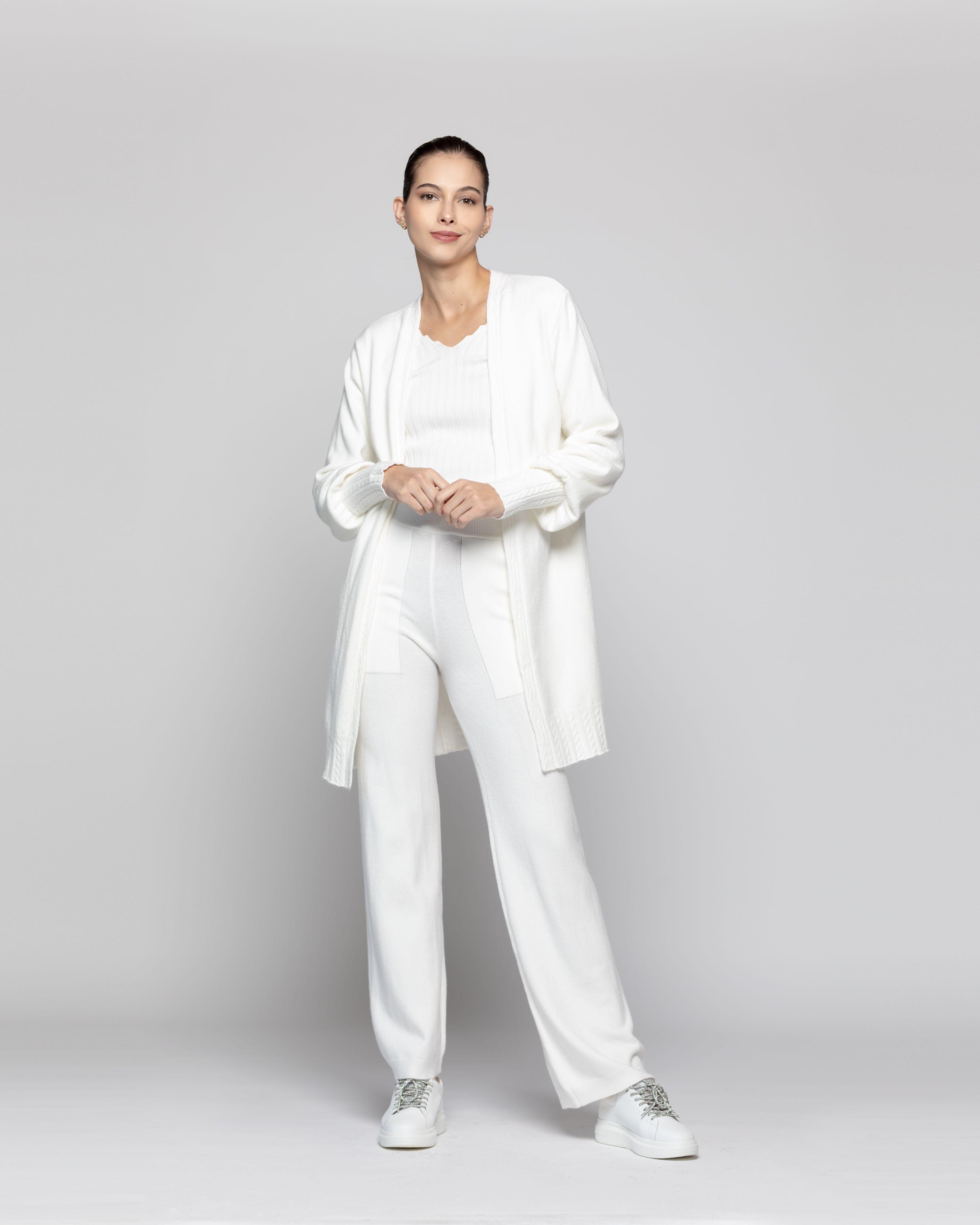 Sweater Mujer Ottavia Blanco Lineatre-1