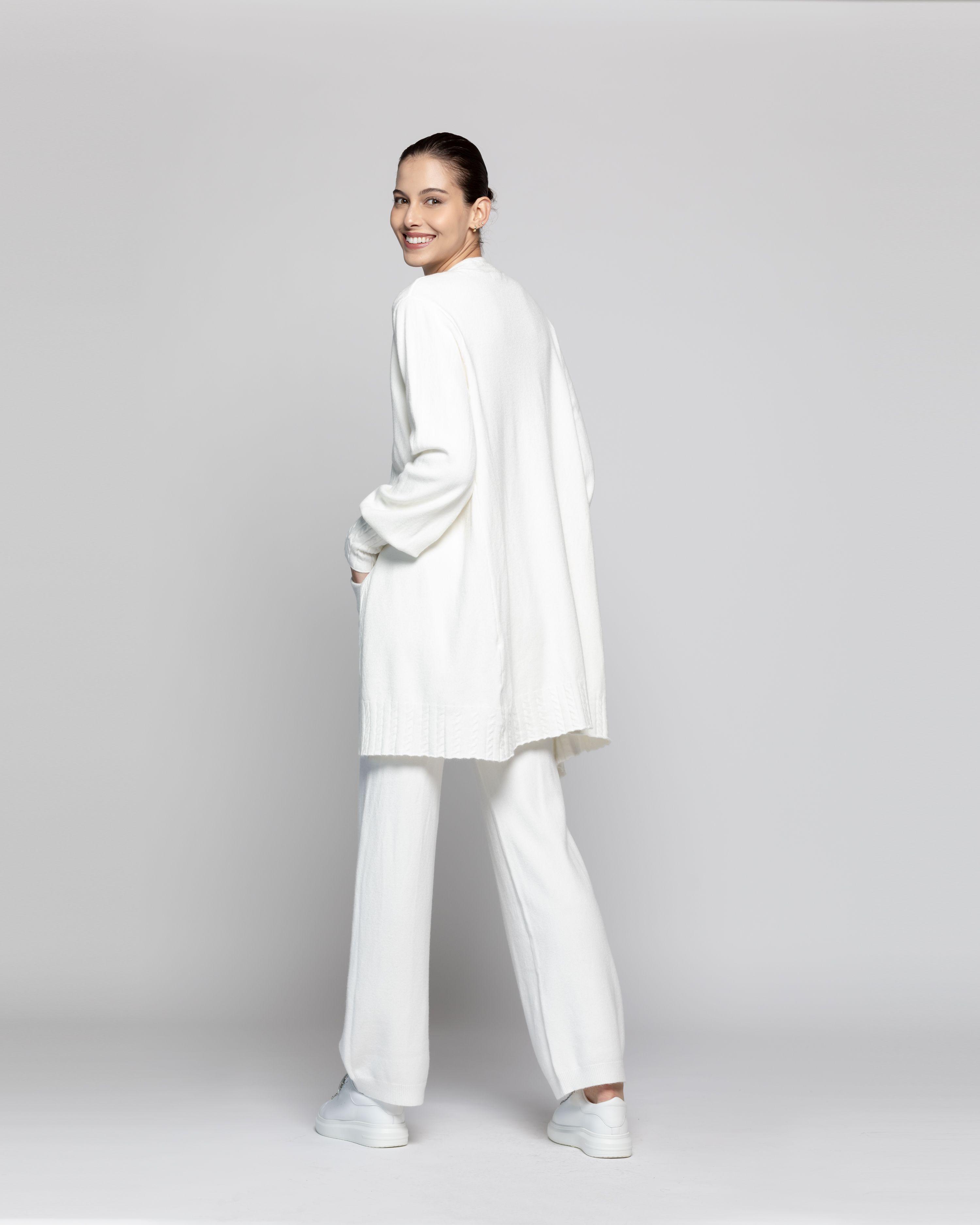 Sweater Mujer Ottavia Blanco Lineatre-2