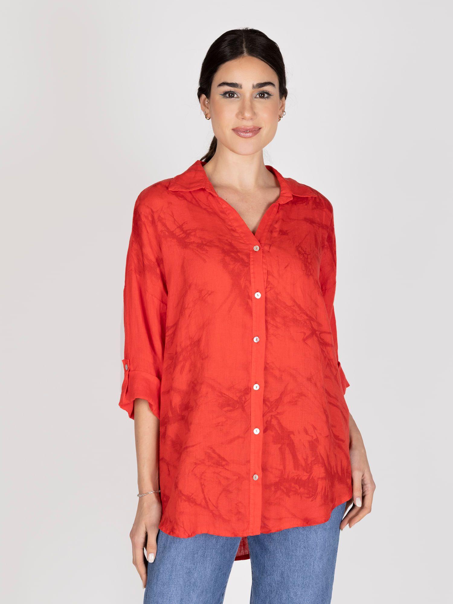 Blusa Rojo Lineatre-0