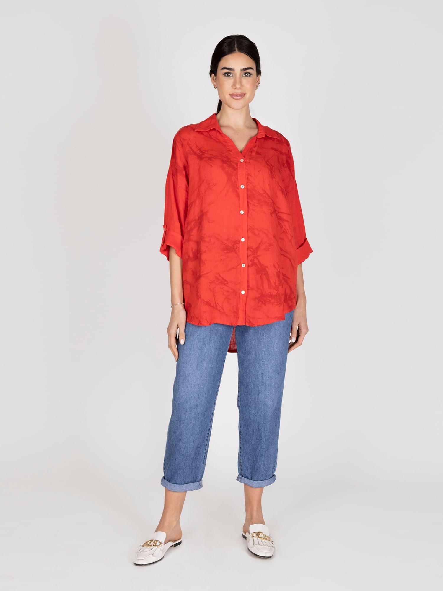 Blusa Rojo Lineatre-1
